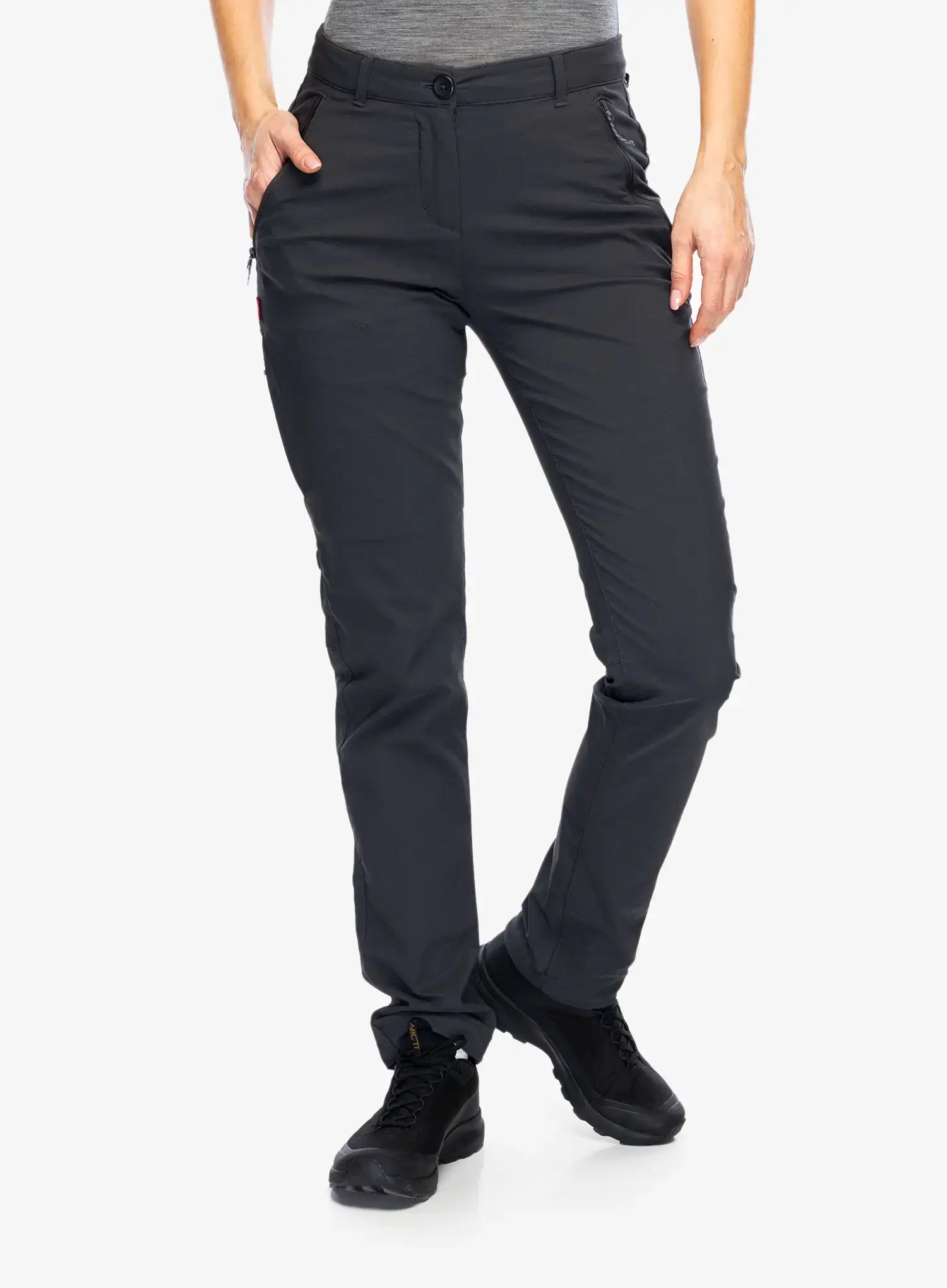Ženske pohodniške hlače Craghoppers NosiLife Pro II Trouser - charcoal