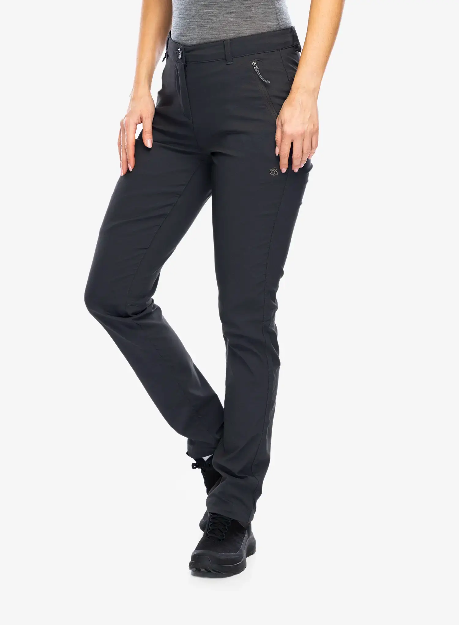 Ženske pohodniške hlače Craghoppers NosiLife Pro II Trouser - charcoal
