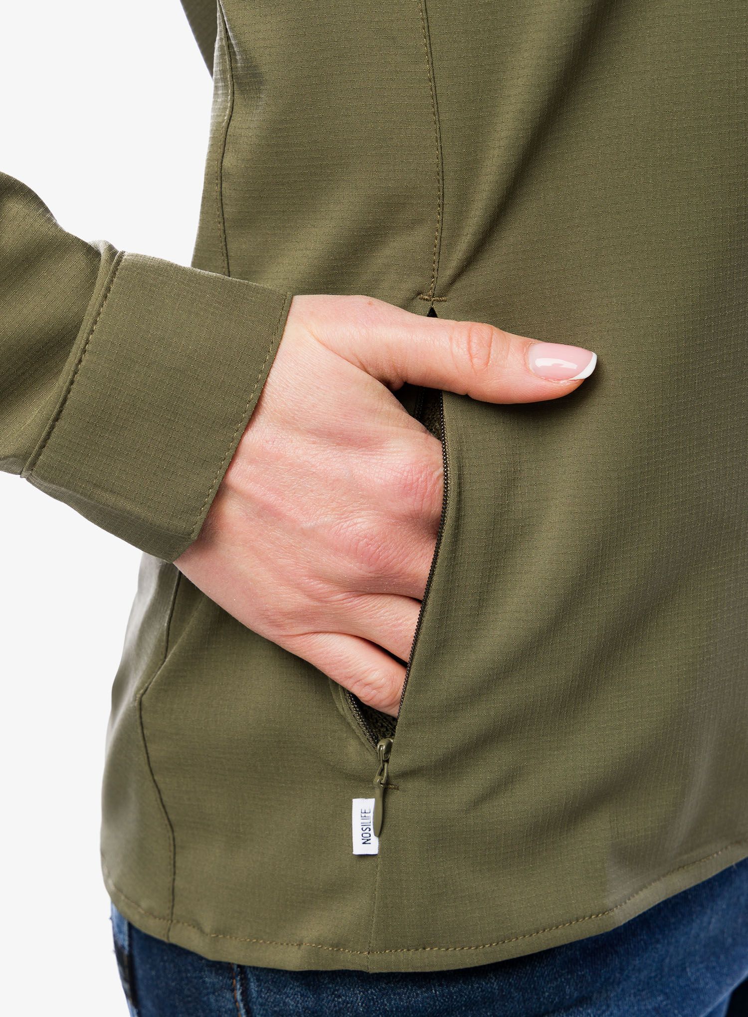 Ženska srajca Craghoppers NosiLife Pro LS Shirt V - wild olive