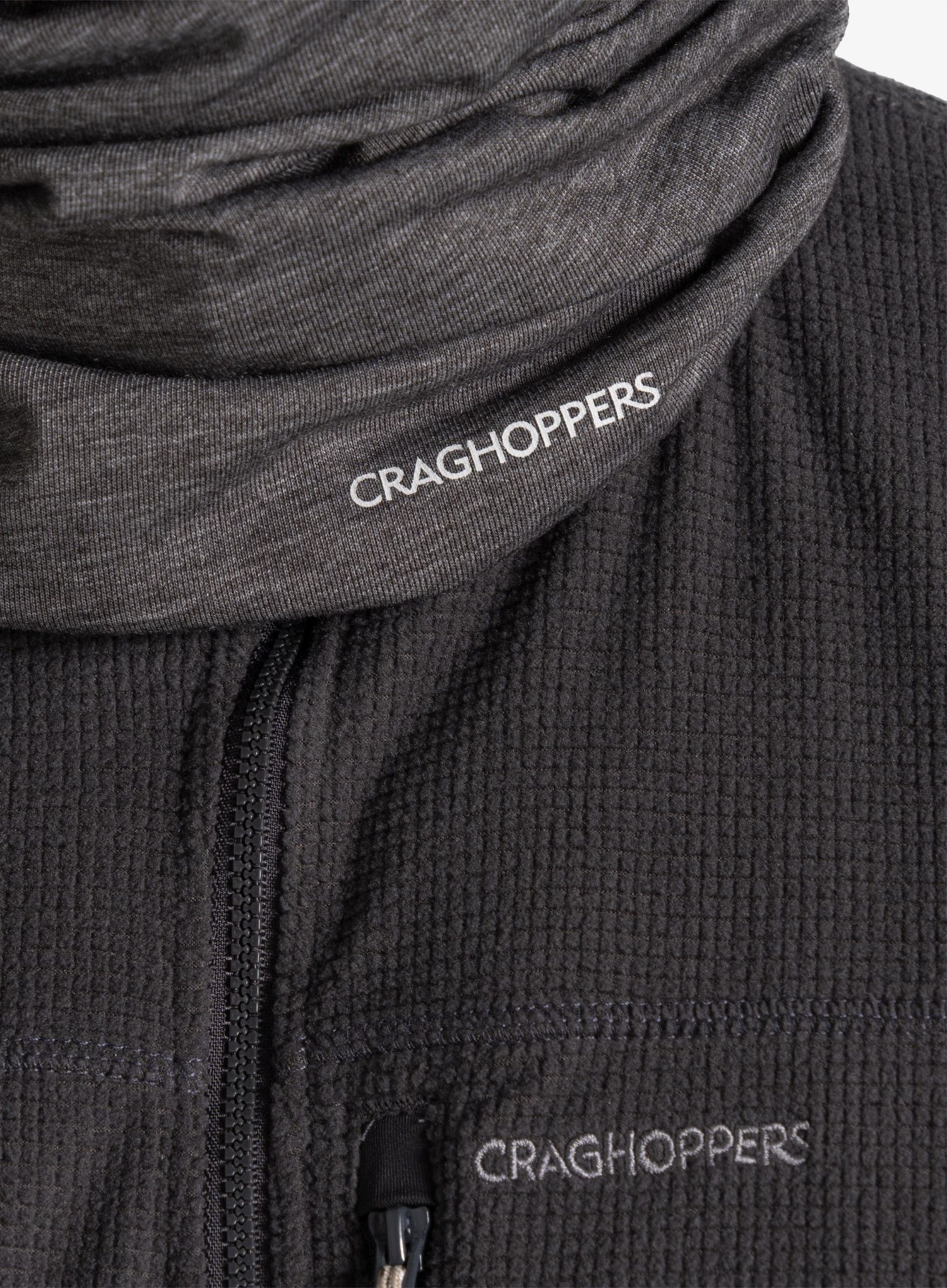 Šal za vrat Craghoppers NosiLife Tube Scarf II - black pepper marl