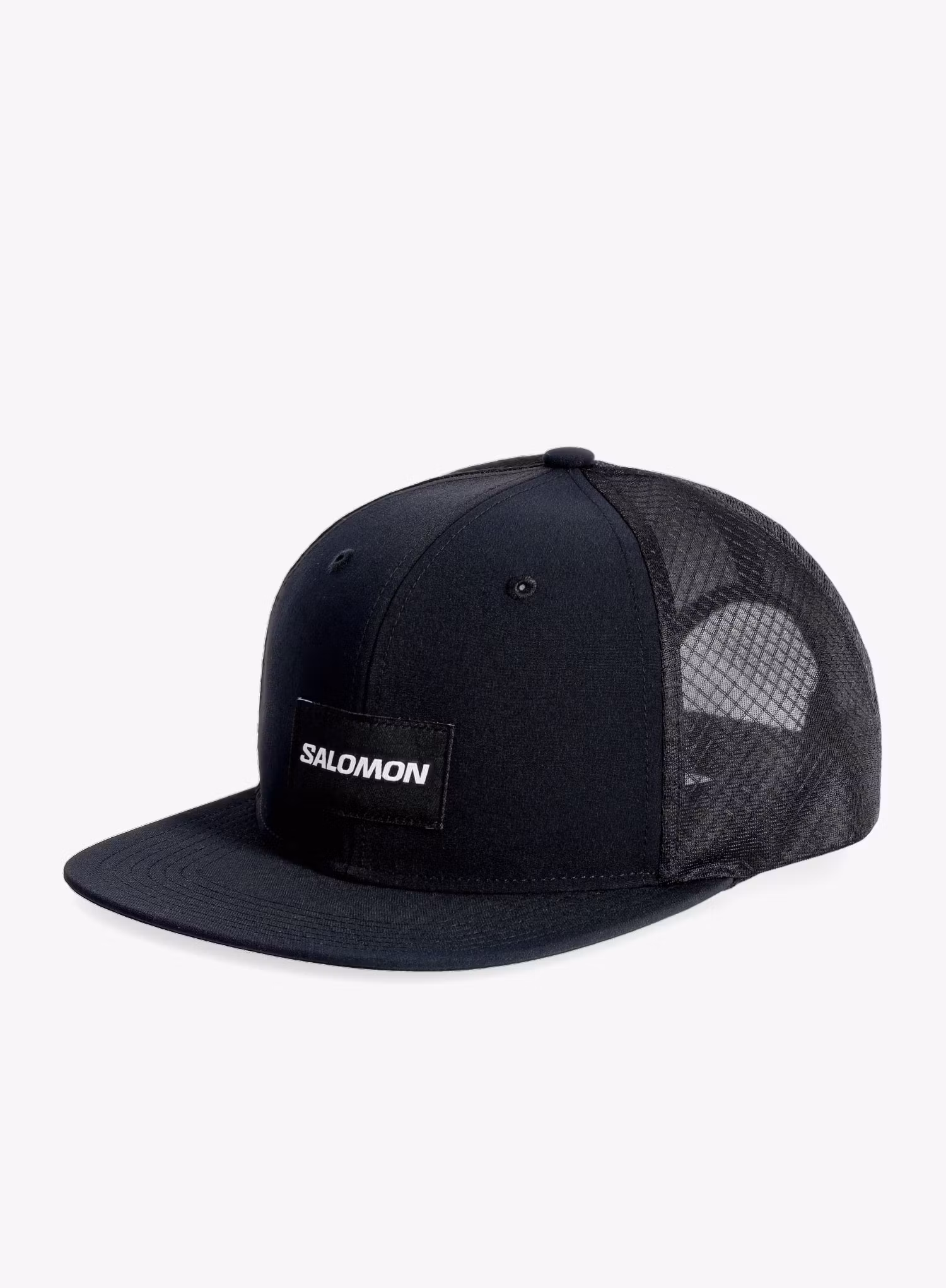 Kapa s šiltom Salomon Trucker Flat Cap - deep black/deep