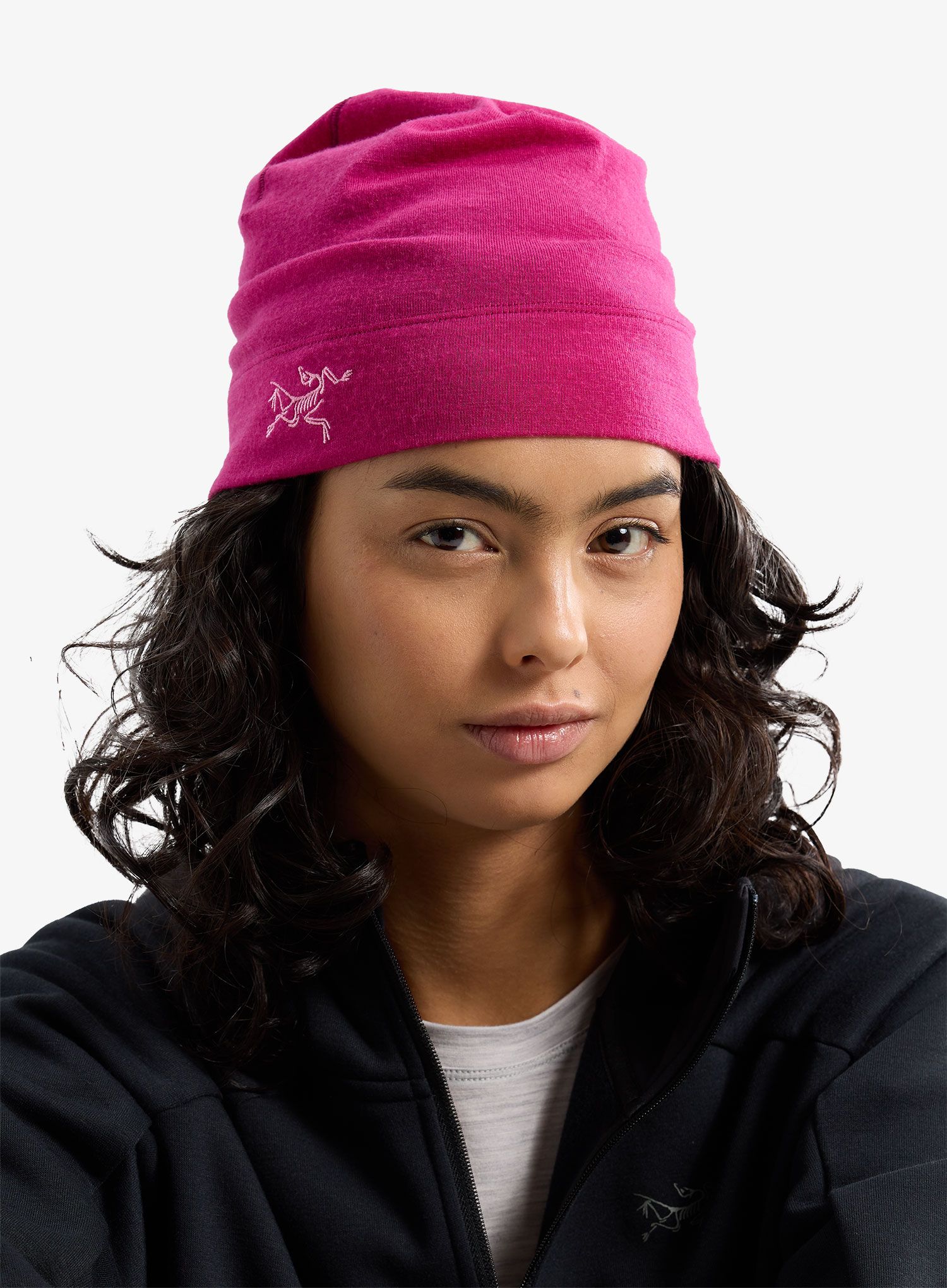 Kape Arcteryx Rho Lightweight Wool Toque - amaranthus