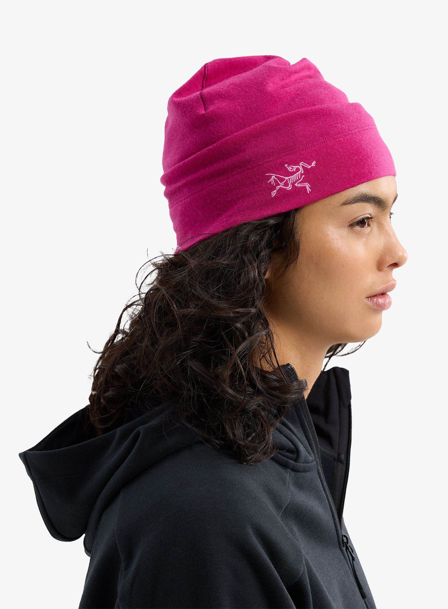 Kape Arcteryx Rho Lightweight Wool Toque - amaranthus