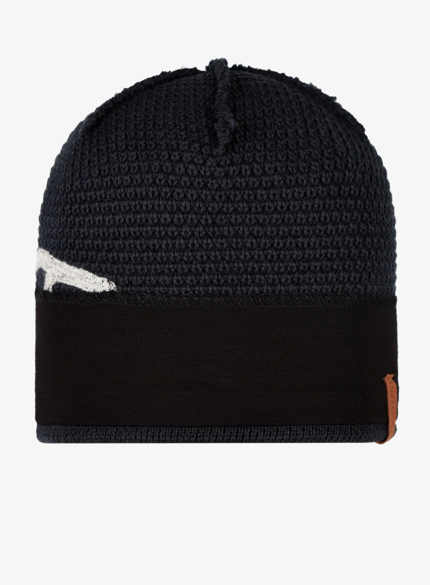 Zimska kapa Ortovox Rock'N'Wool Beanie - black raven