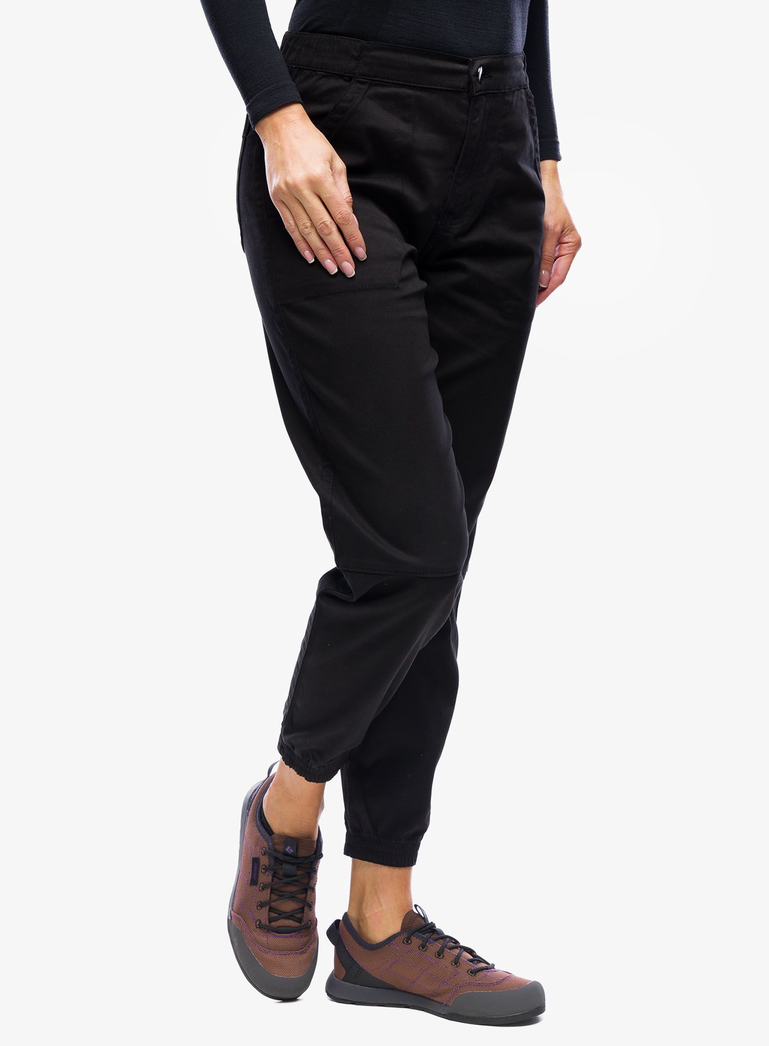 Ženske hlače DUER Live Free High Rise Jogger - black