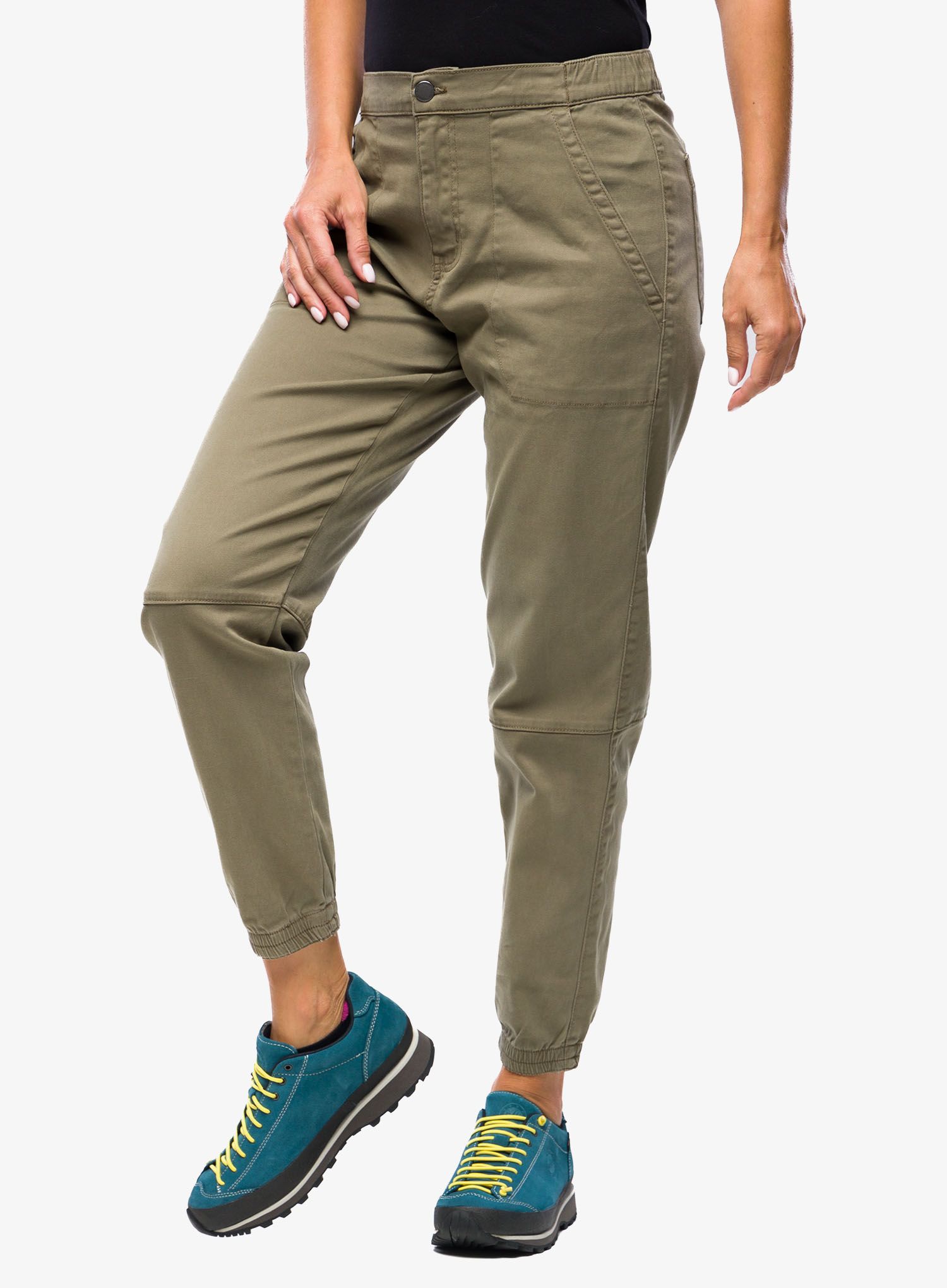 Ženske hlače DUER Live Free High Rise Jogger - olive