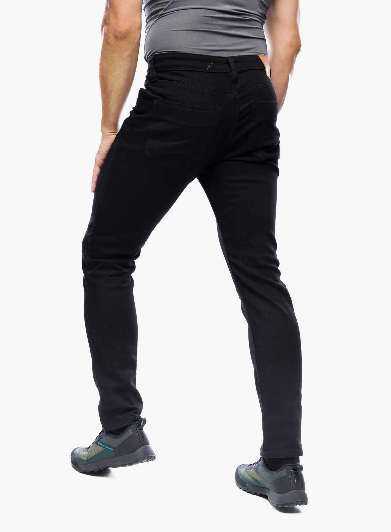 Hlače DUER Performance Denim Slim - black