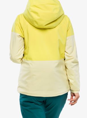 Ženska smučarska jakna Marmot Pace Jacket - limelight/wheat