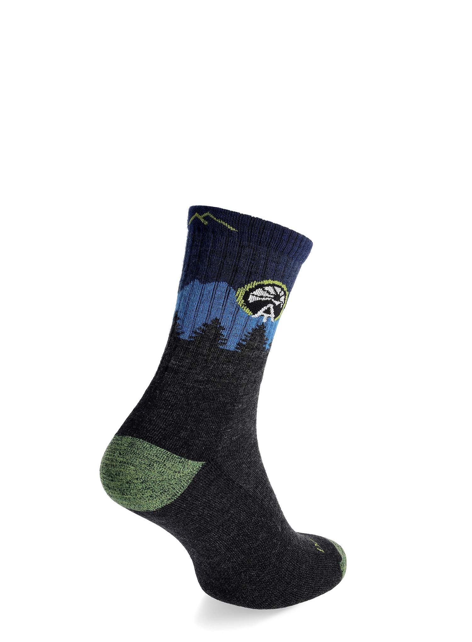 Merino nogavice Darn Tough ATC Micro Crew Midweight with Cushion - eclipse