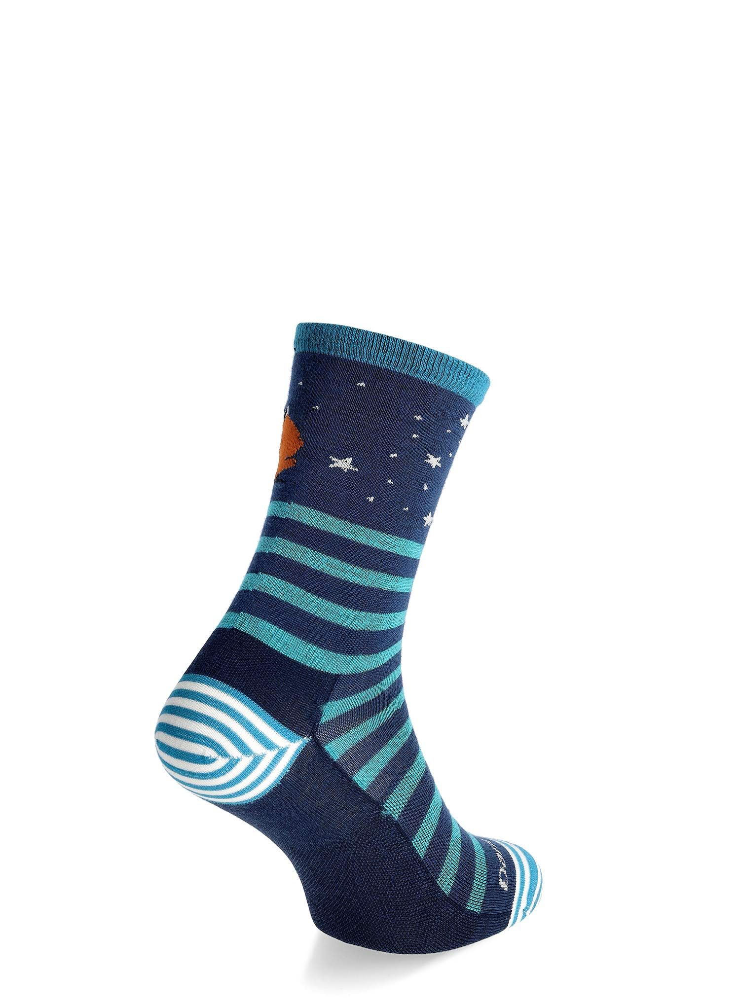 Ženske merino nogavice Darn Tough Animal Haus Crew Lightweight - eclipse