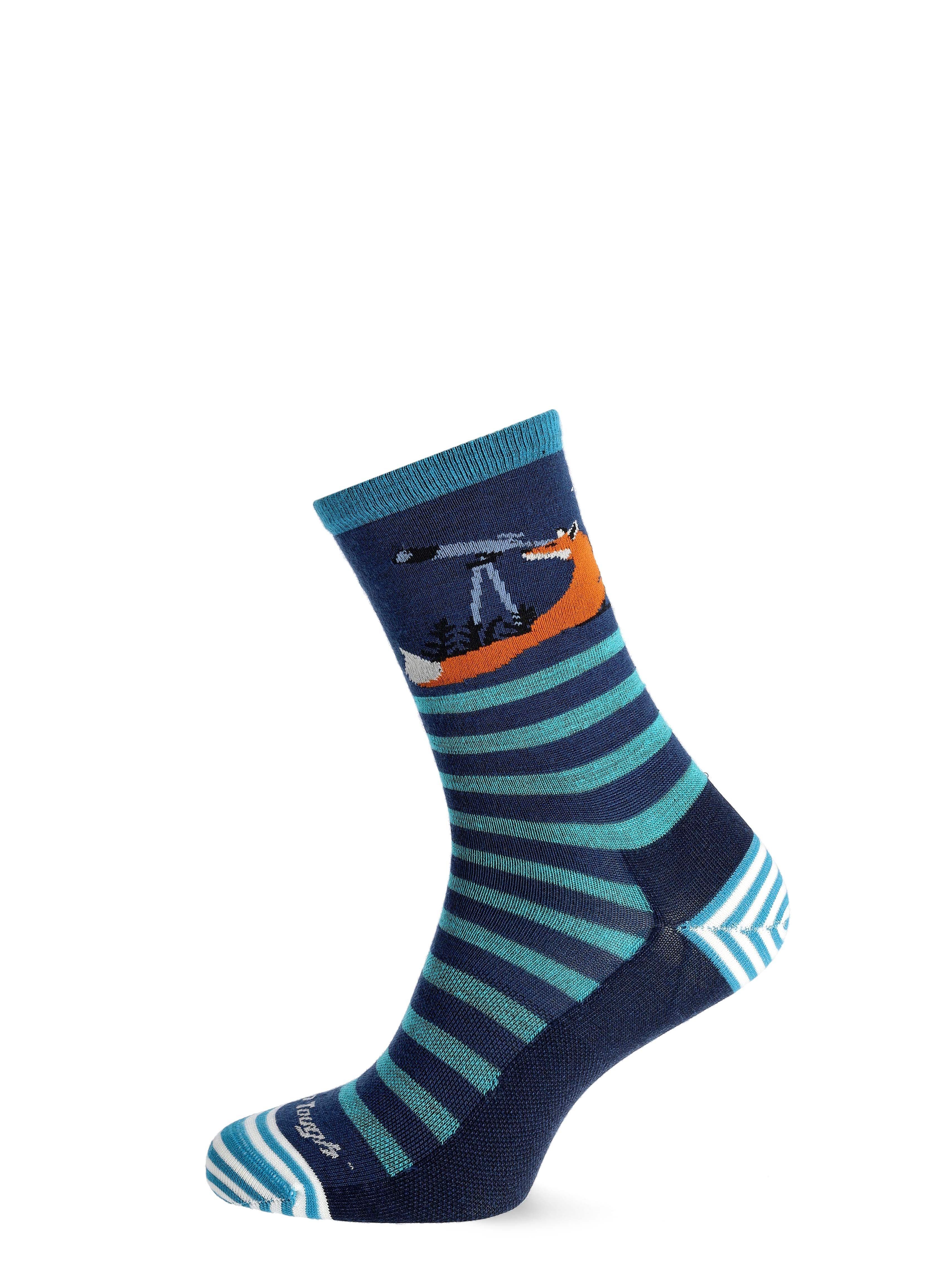 Ženske merino nogavice Darn Tough Animal Haus Crew Lightweight - eclipse