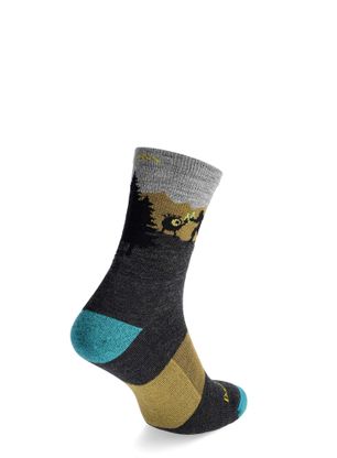 Nogavice Darn Tough Close Encounters Micro Crew Midweight with Cushion - charcoal