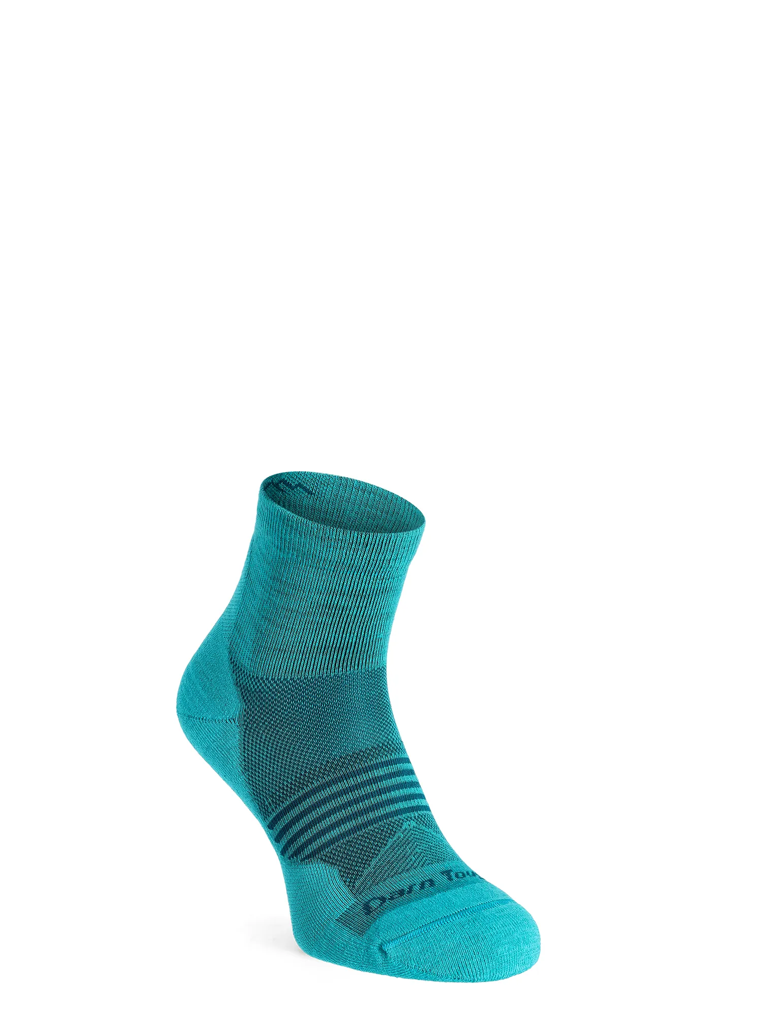 Ženske nogavice Darn Tough Element 1/4 Lightweight with Cushion - cyan