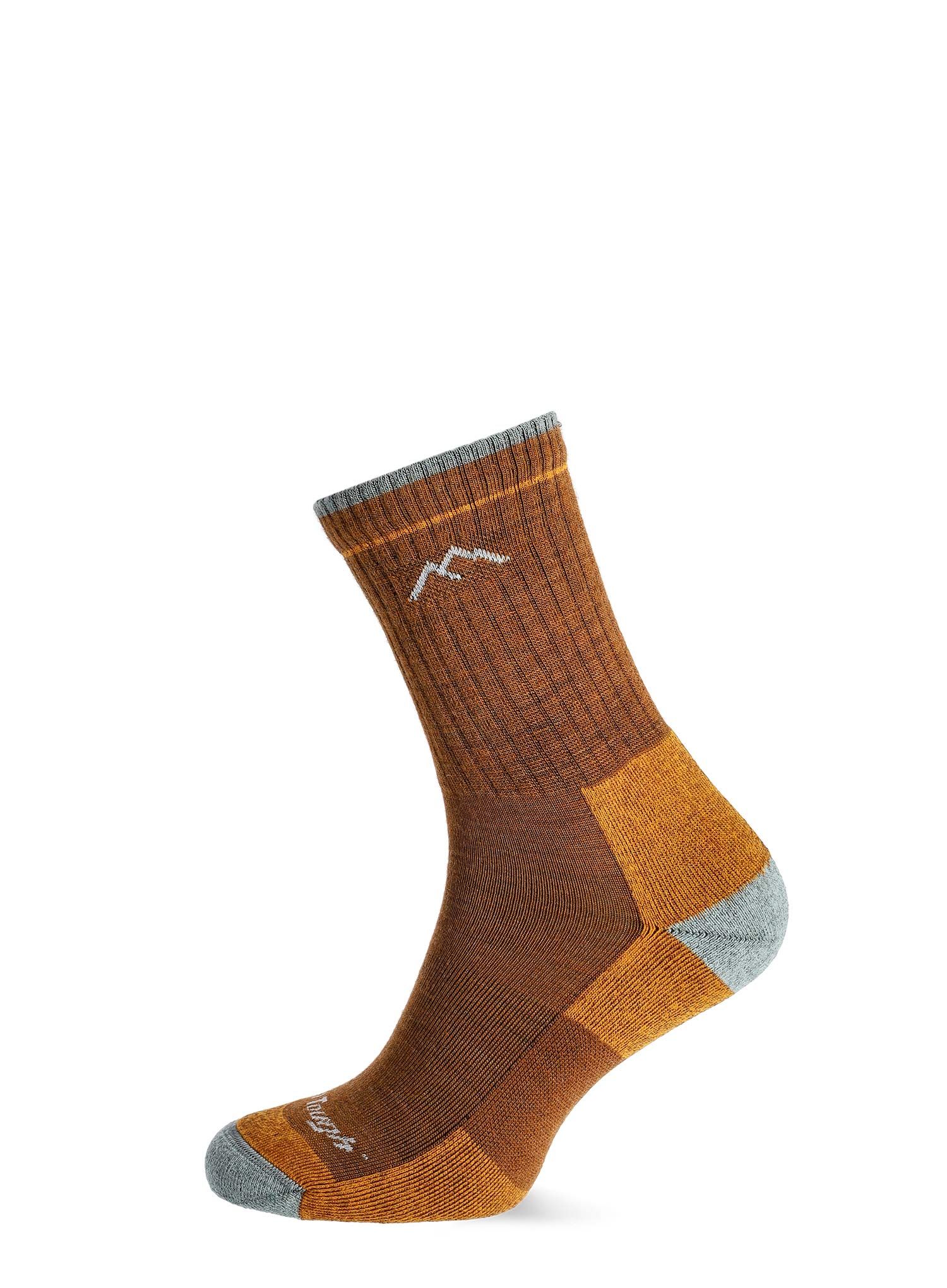 Ženske nogavice Darn Tough Hiker Micro Crew Midweight with Cushion - copper