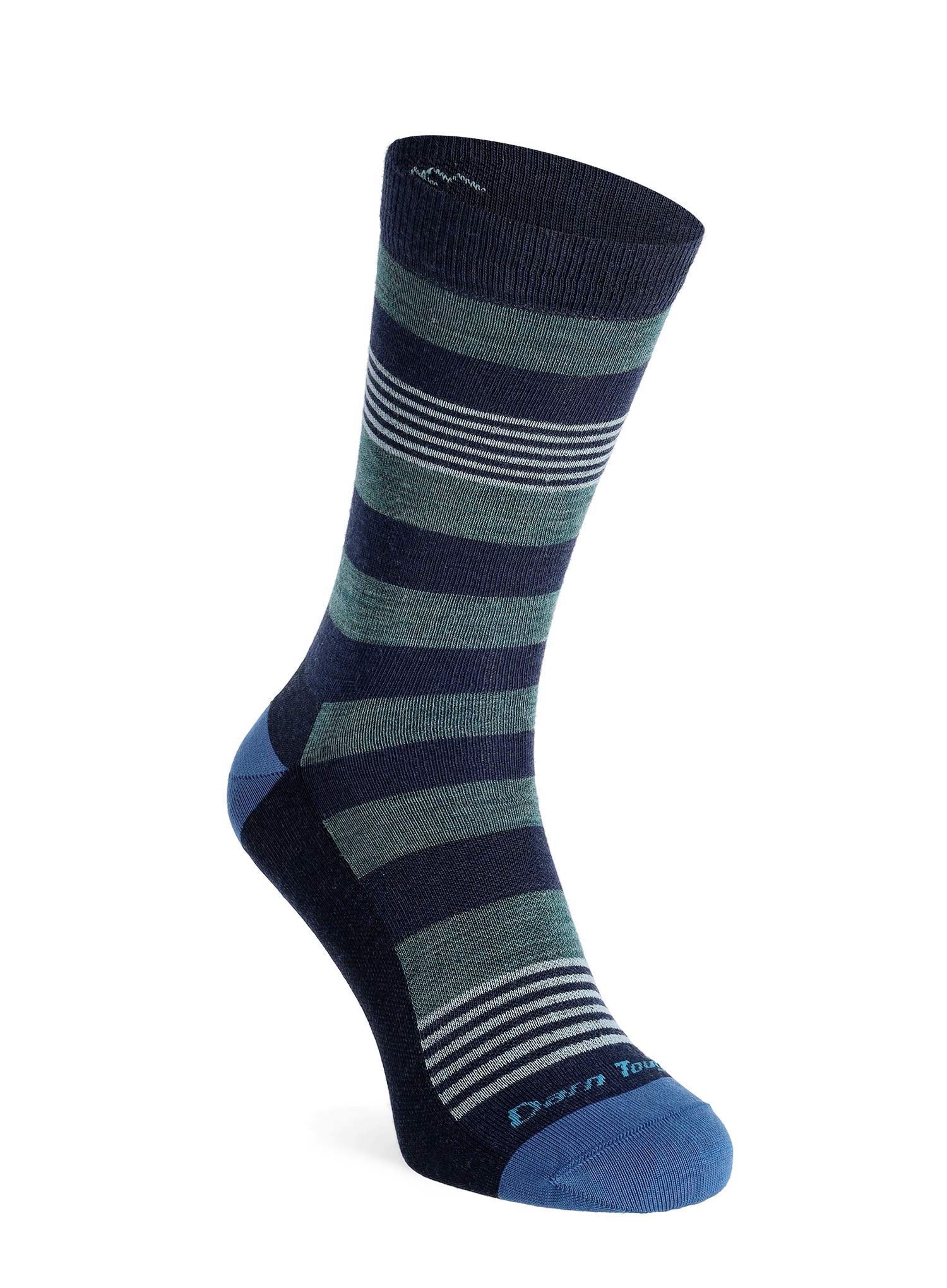 Merino nogavice Darn Tough Oxford Crew Lightweight - eclipse