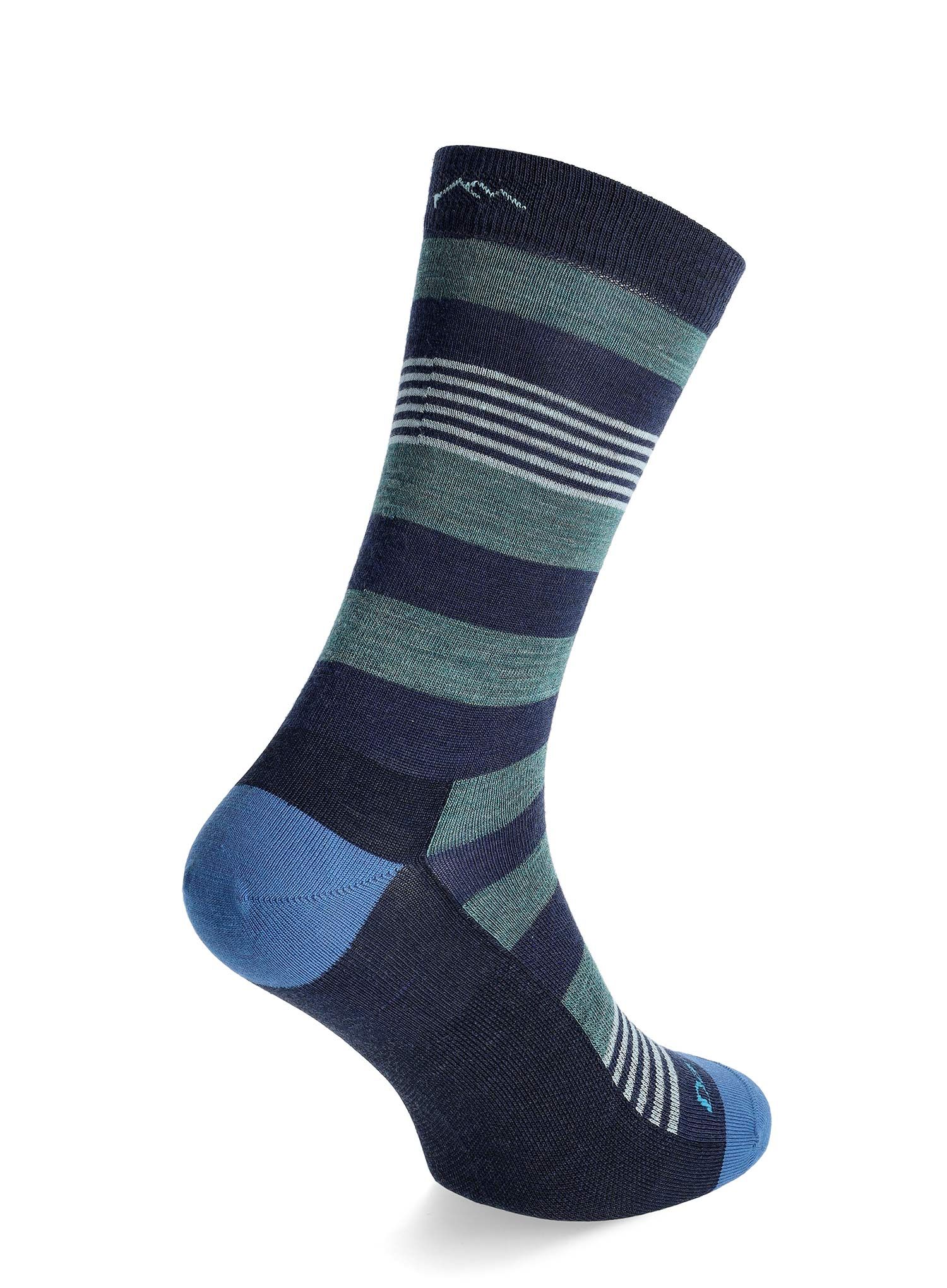 Merino nogavice Darn Tough Oxford Crew Lightweight - eclipse