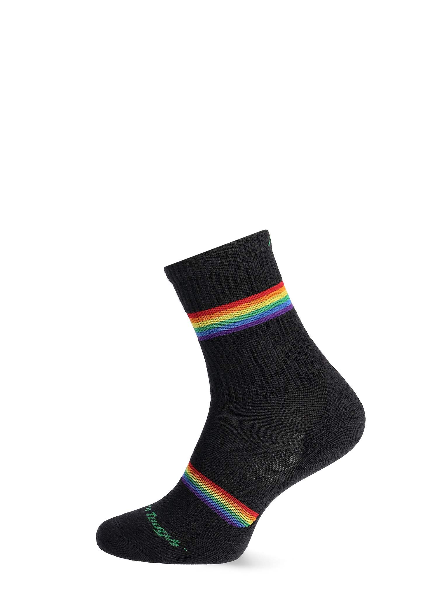 Ženske nogavice Darn Tough Prism Micro Crew Lightweight with Cushion - black
