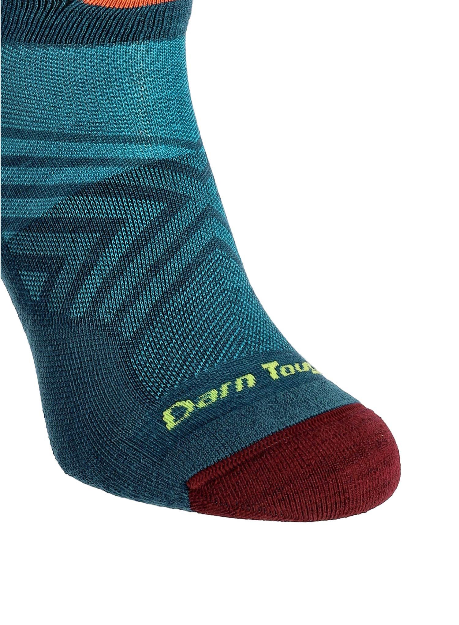 Tekaške nogavice Darn Tough Run No Show Tab Ultra-Lightweight with Cushion - dark teal
