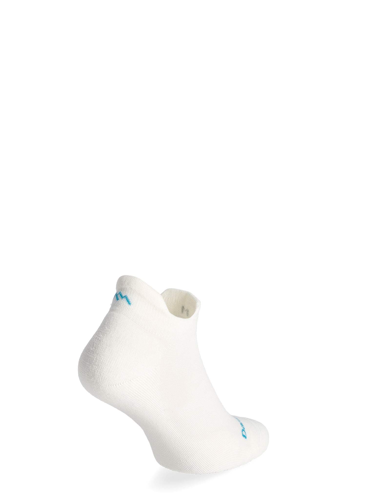 Ženske nogavice Darn Tough Run No Show Tab Ultra-Lightweight with Cushion - white