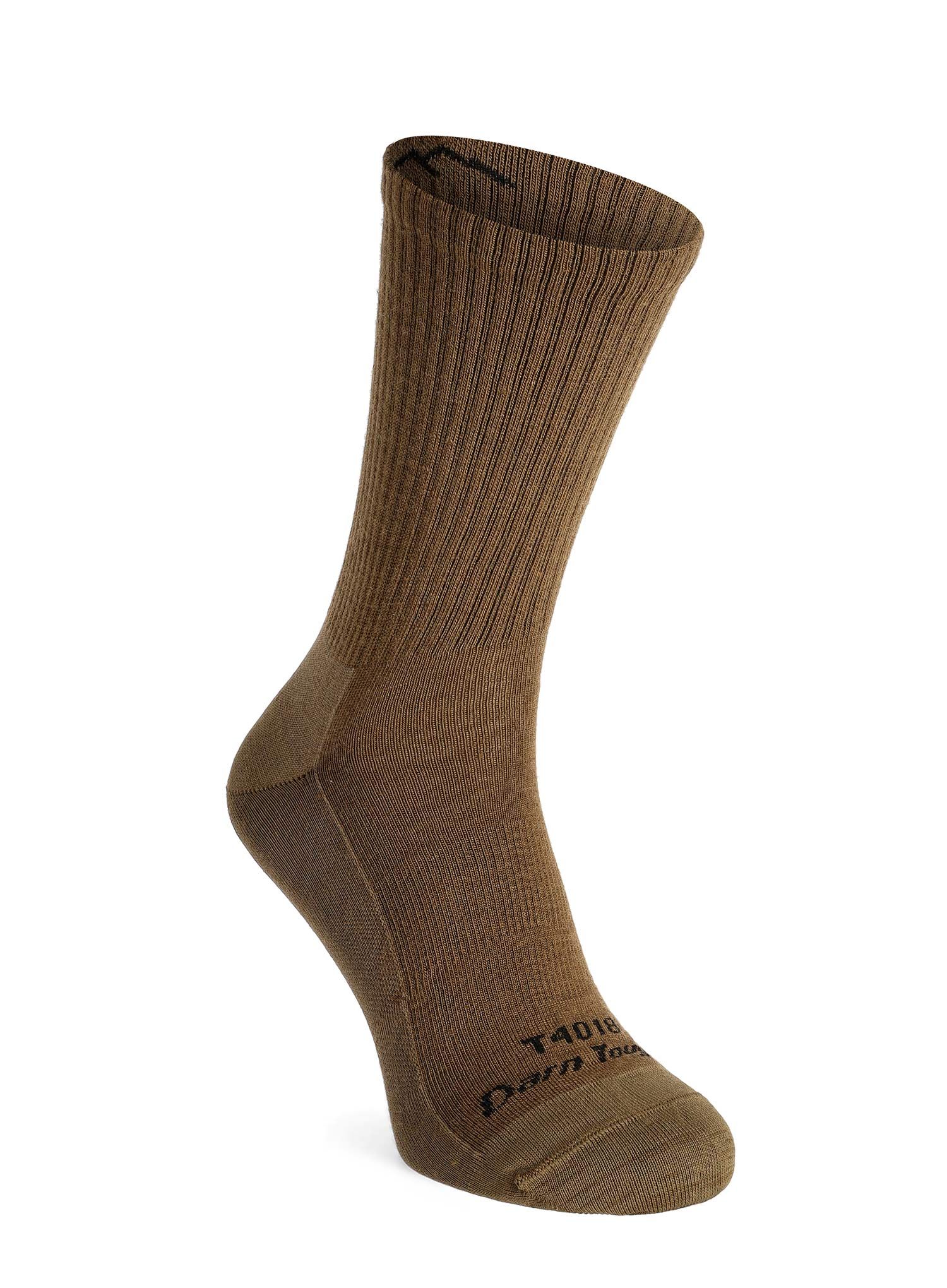 Merino nogavice Darn Tough T4018 Tactical Micro Crew Lightweight - coyote brown