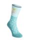 Ženske merino nogavice Darn Tough Wild Life Crew Lightweight with Cushion - aqua