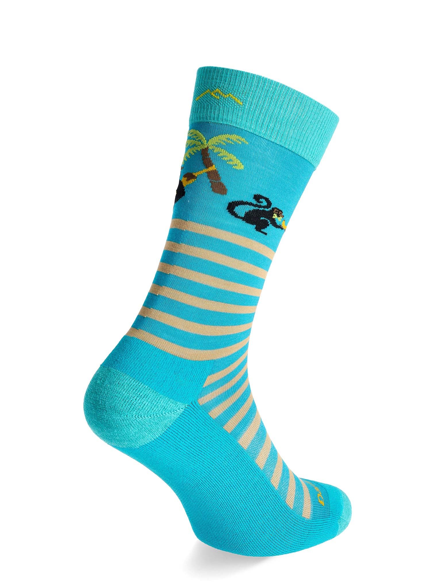 Merino nogavice Darn Tough Wild Life Crew Lightweight with Cushion - ocean