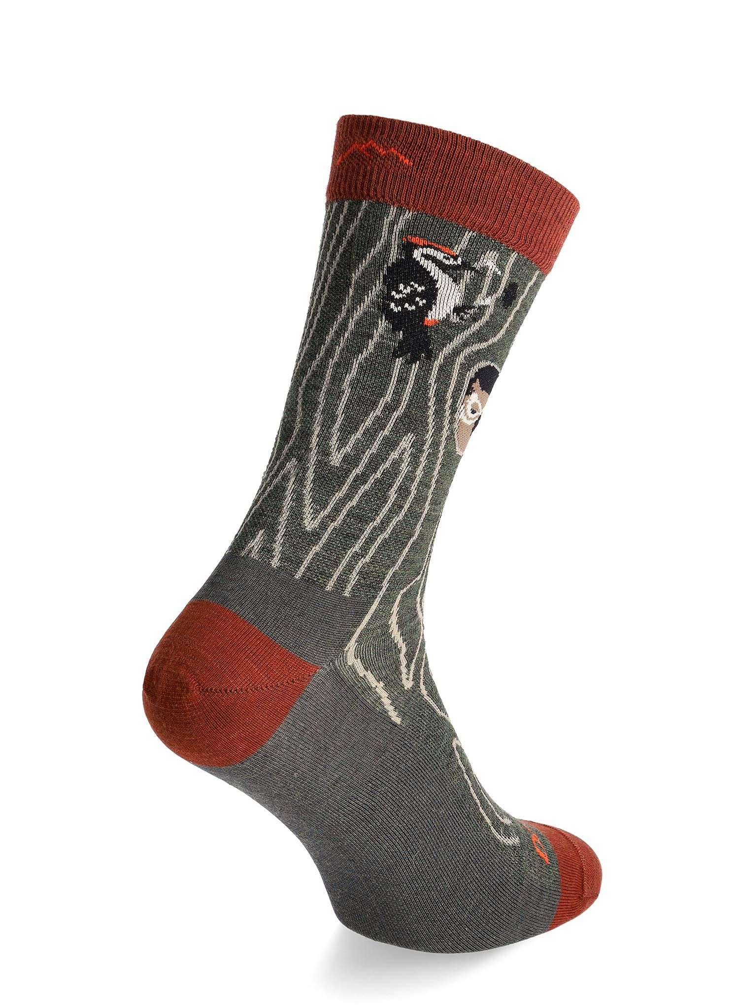 Merino nogavice Darn Tough Woody Crew Lightweight - forest
