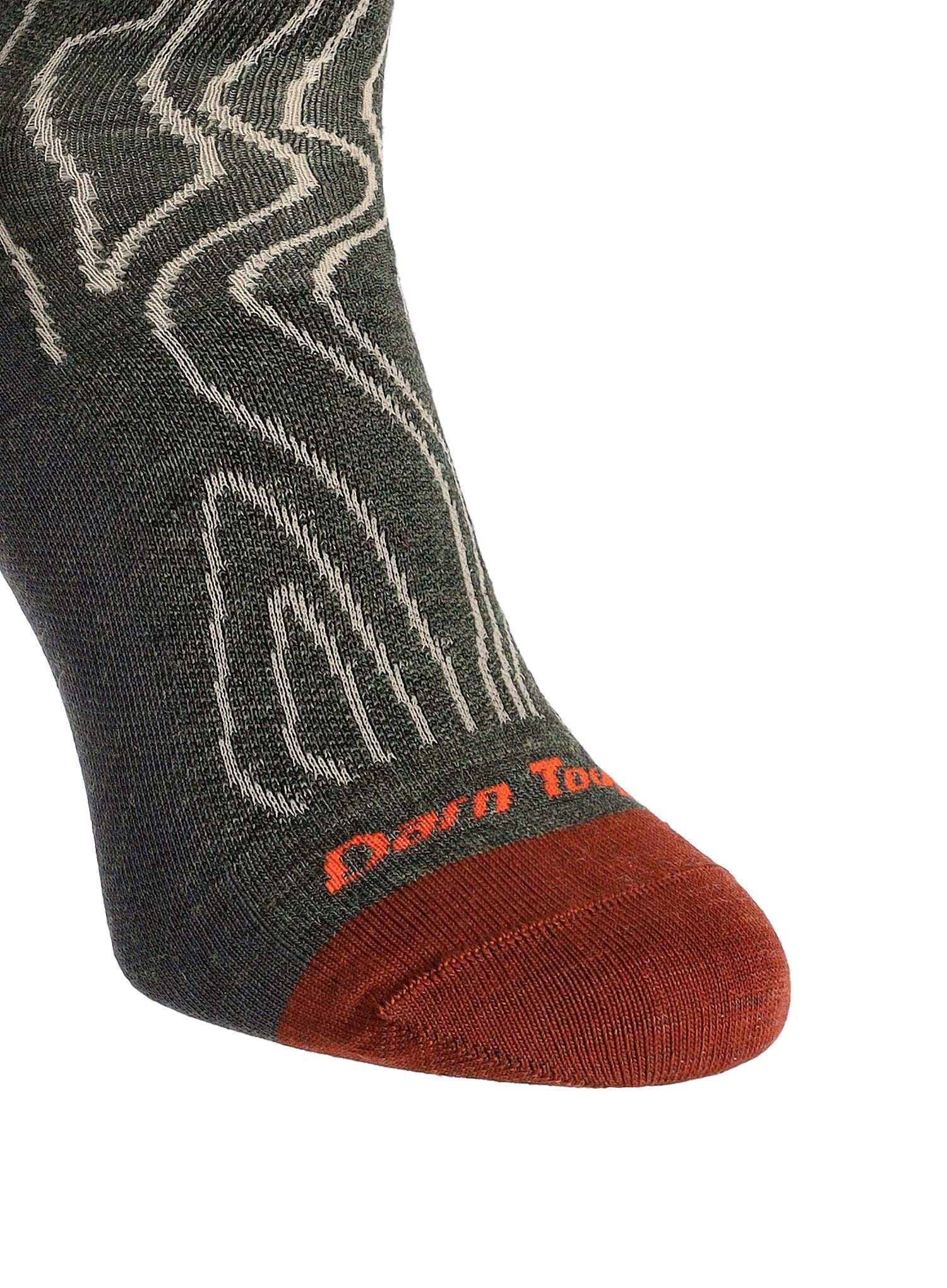 Merino nogavice Darn Tough Woody Crew Lightweight - forest