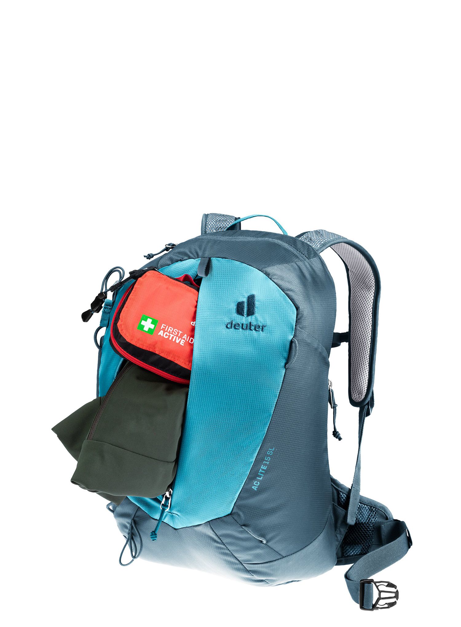 Ženski pohodniški nahrbtnik Deuter AC Lite 15 SL - lagoon/atlantic