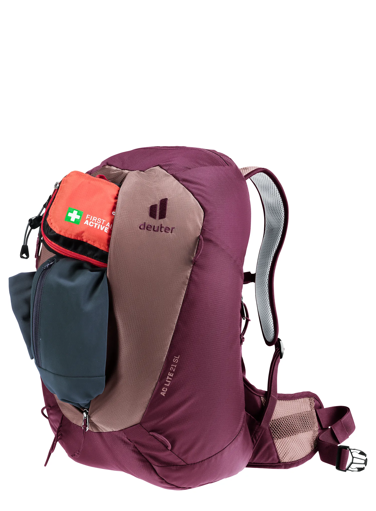 Ženski nahrbtnik Deuter AC Lite 21 SL - ashrose/cassis