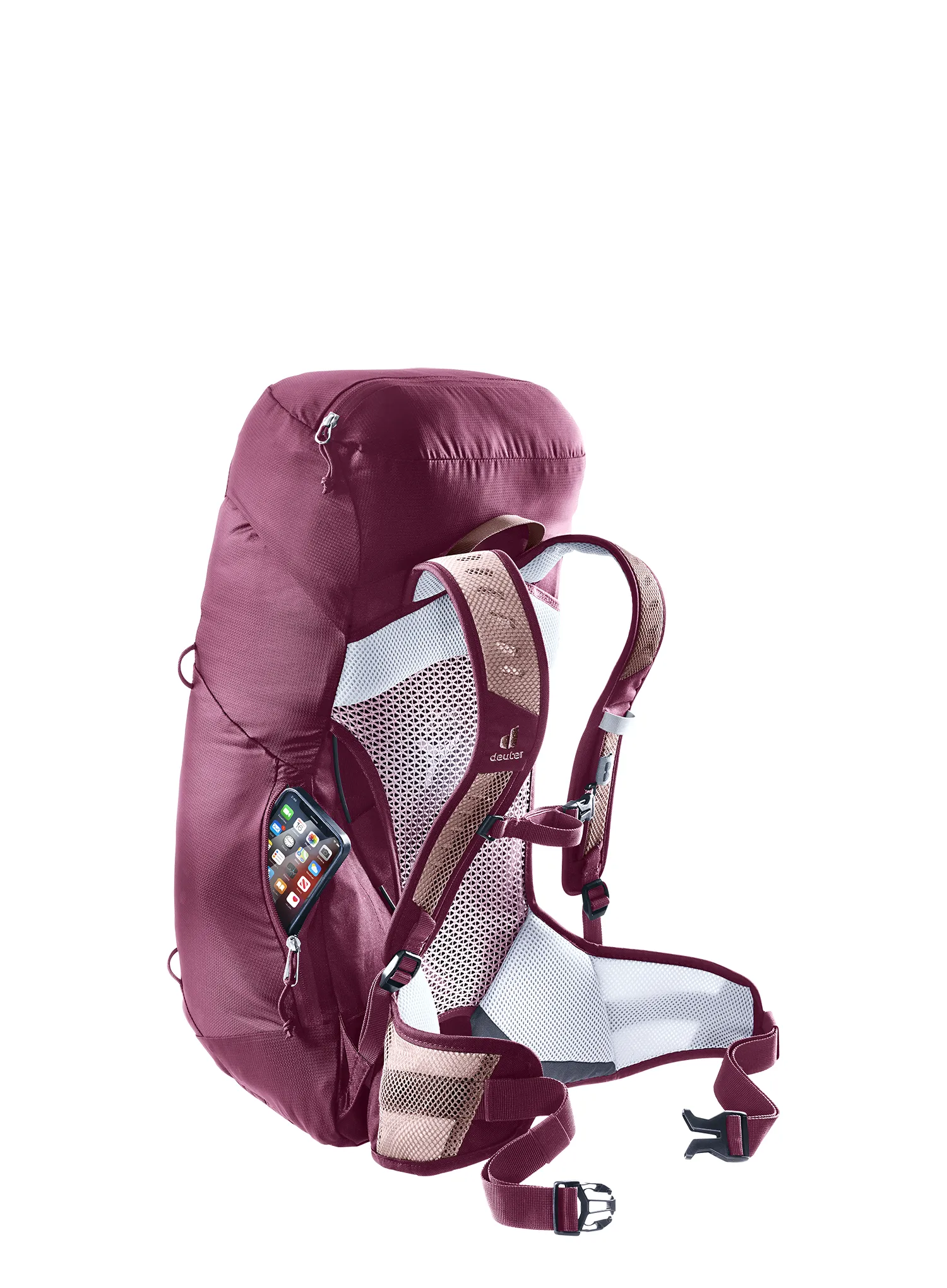 Ženski nahrbtnik Deuter AC Lite 22 SL - ashrose/cassis