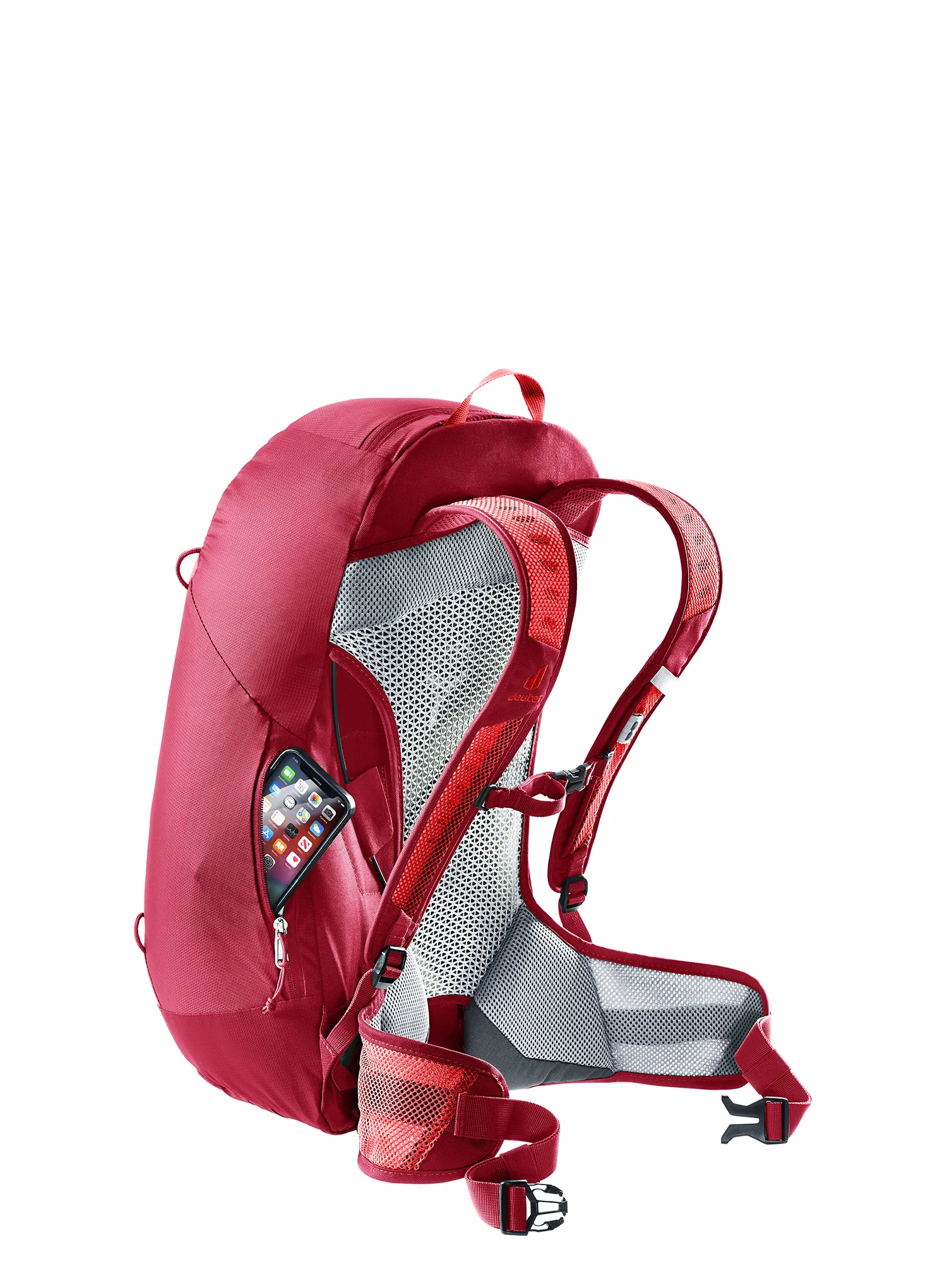 Nahrbtnik z distančno mrežico Deuter AC Lite 23 - cherry/masala