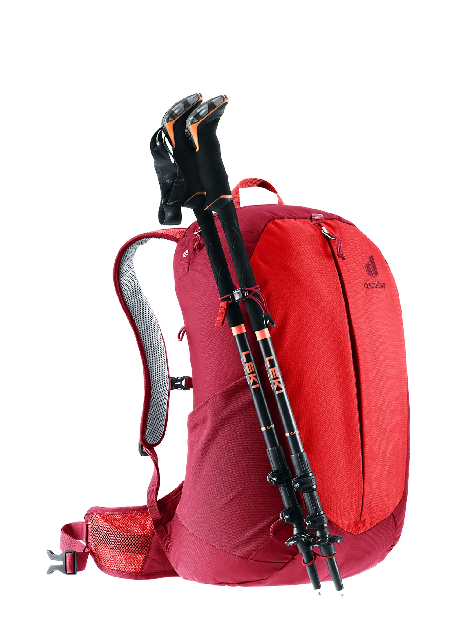 Nahrbtnik z distančno mrežico Deuter AC Lite 23 - cherry/masala