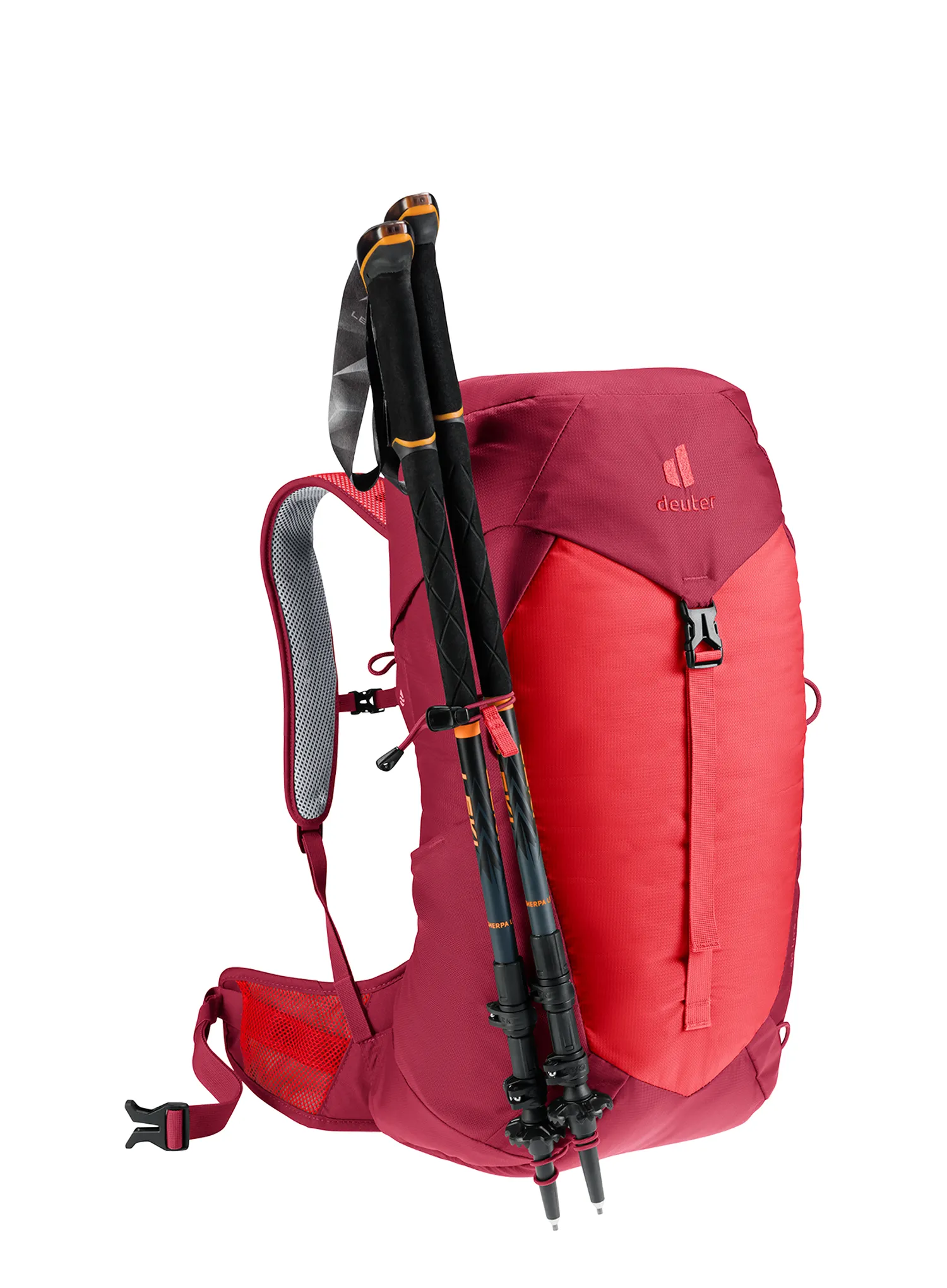 Nahrbtnik z distančno mrežico Deuter AC Lite 24 - cherry/masala