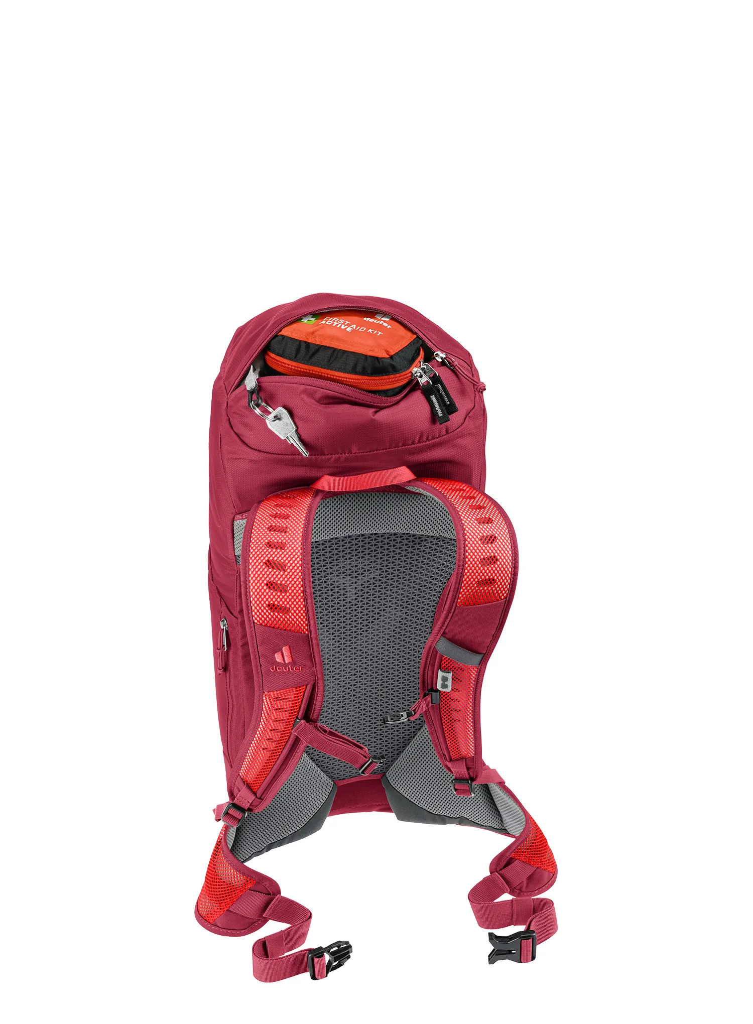Nahrbtnik z distančno mrežico Deuter AC Lite 24 - cherry/masala