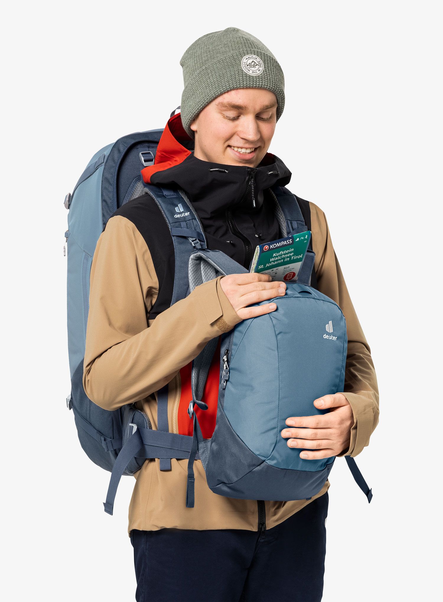 Potovalni nahrbtnik Deuter Access Pro 65 - atlantic/ink
