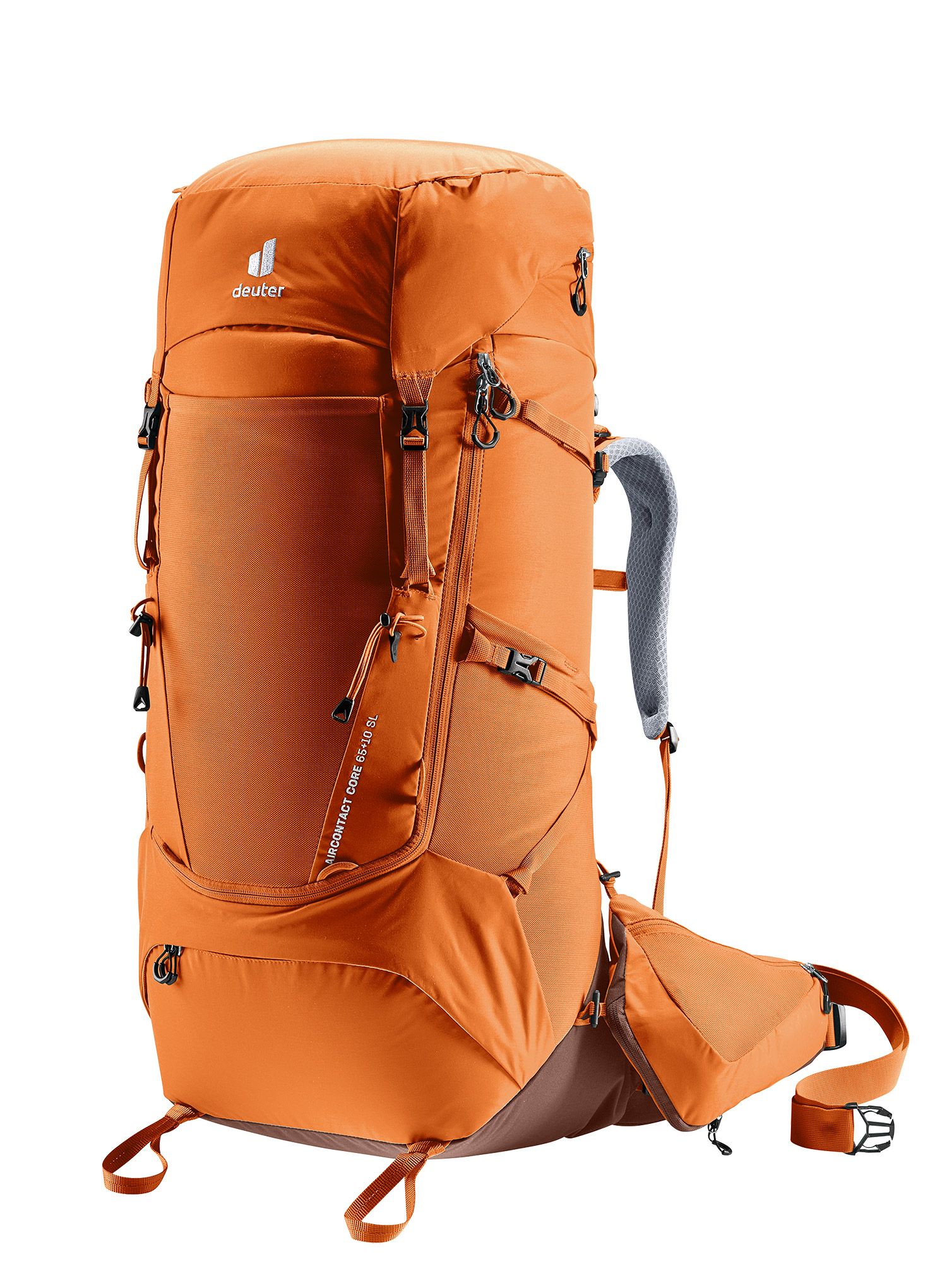 Ženski pohodniški nahrbtnik Deuter Aircontact 65+10 SL - chestnut/umbra