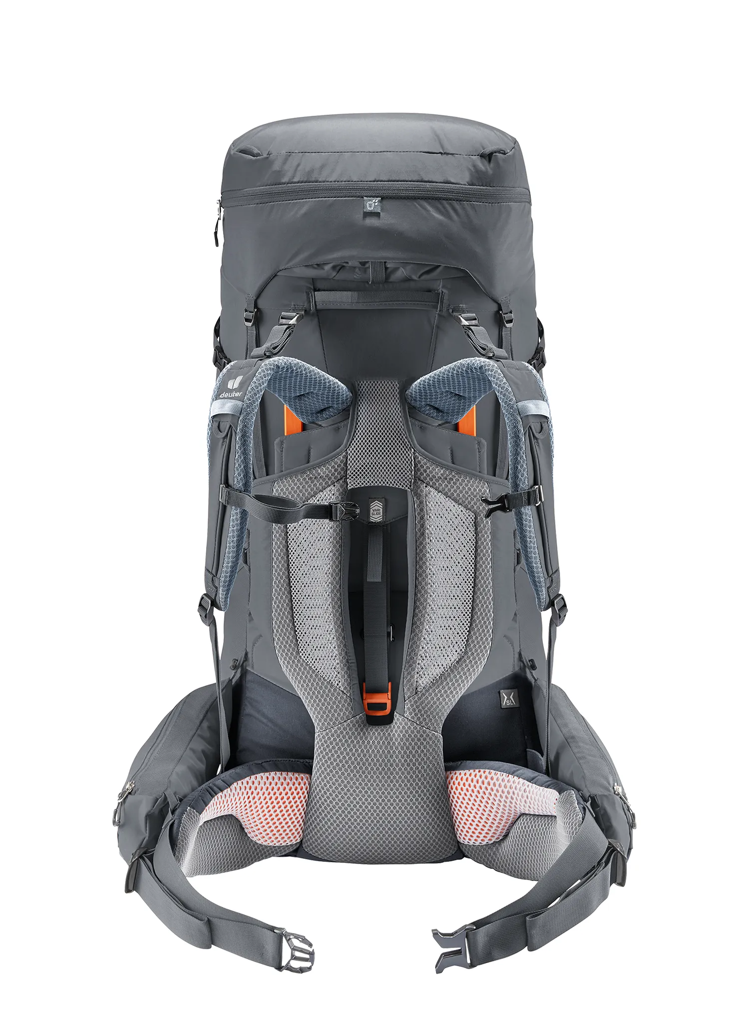 Ženski pohodniški nahrbtnik Deuter Aircontact 65 + 10 SL - graphite/black