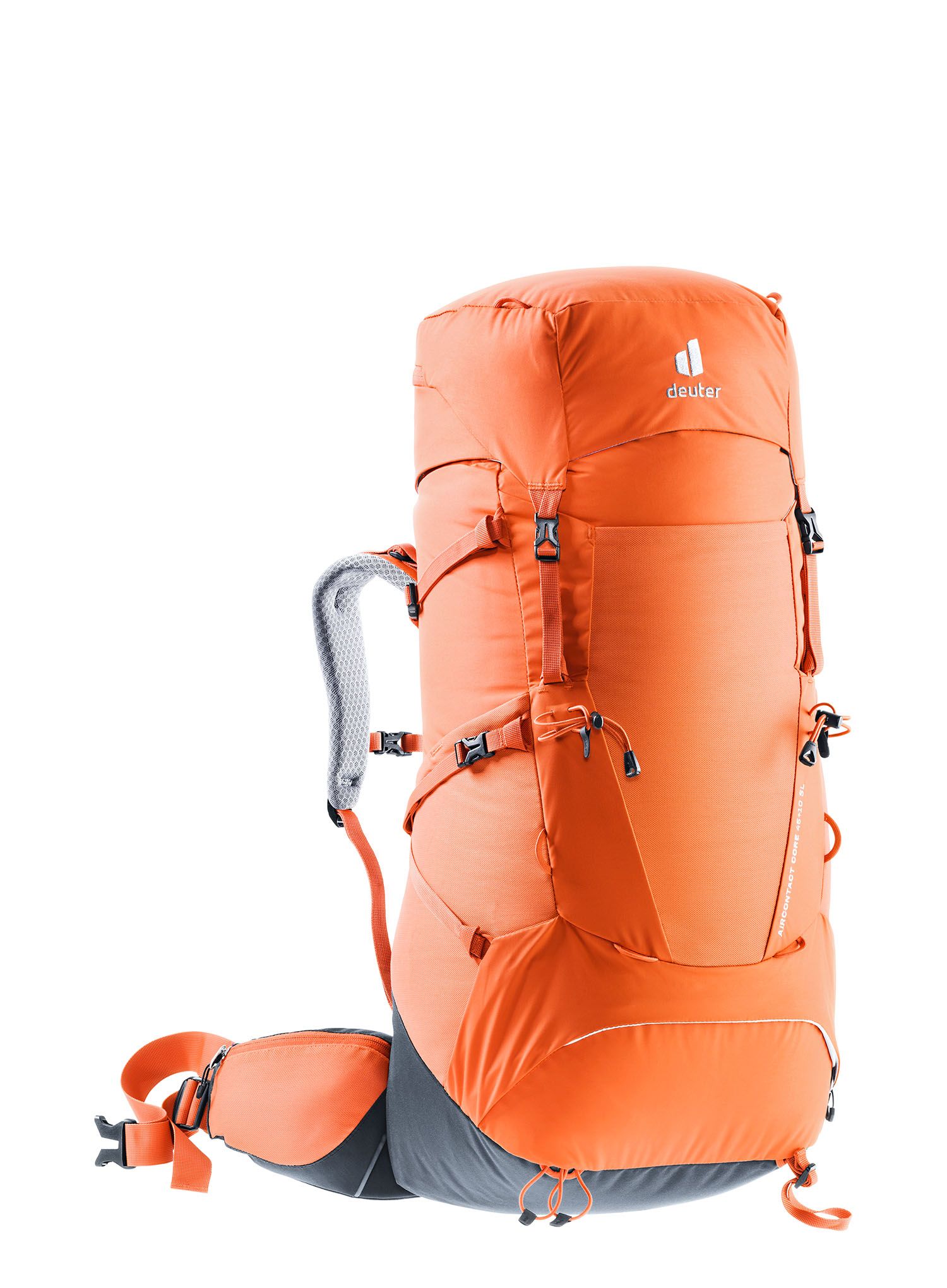 Ženski pohodniški nahrbtnik Deuter Aircontact Core 45+10 SL - chestnut/umbra