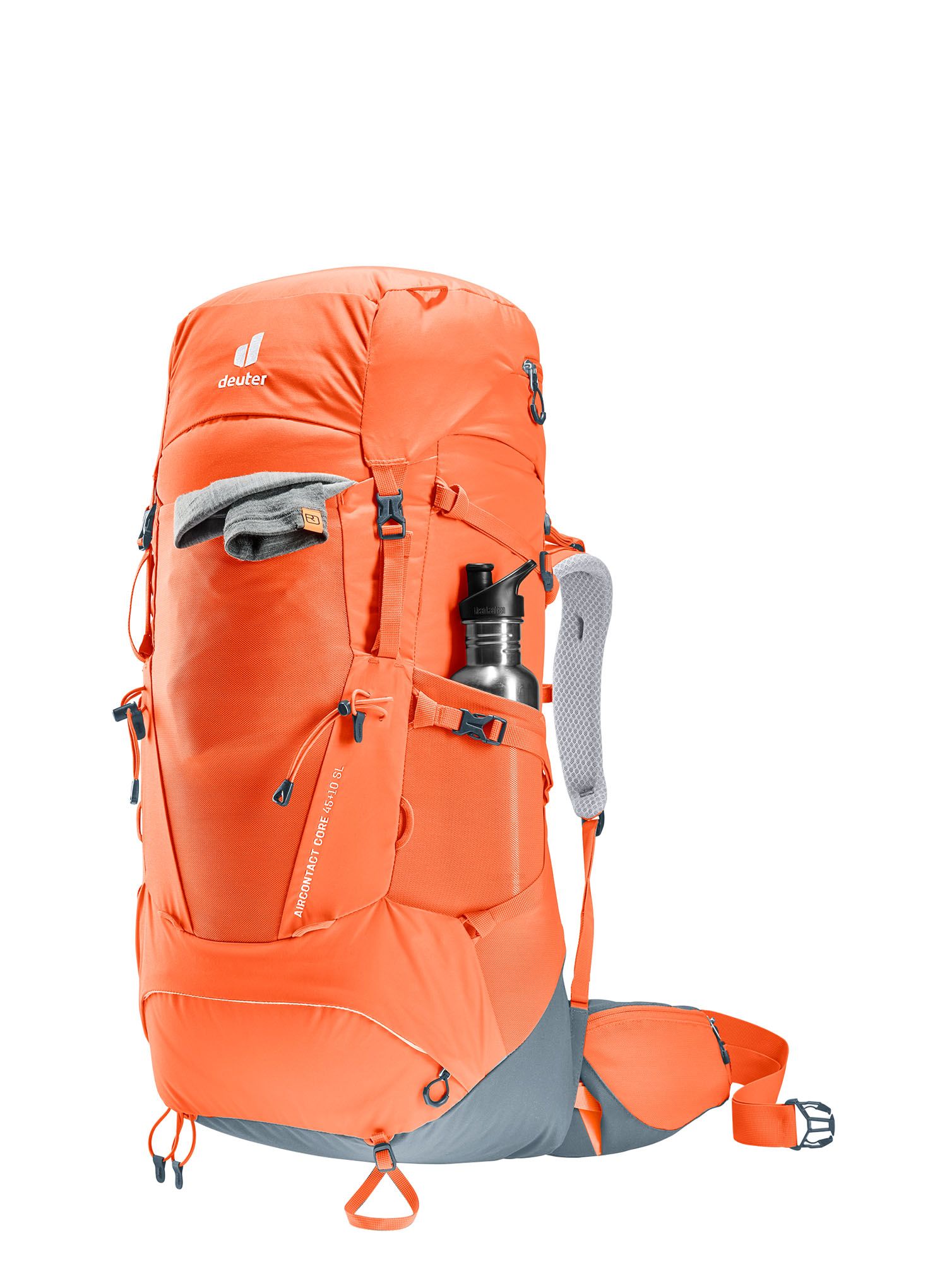 Ženski pohodniški nahrbtnik Deuter Aircontact Core 45+10 SL - chestnut/umbra