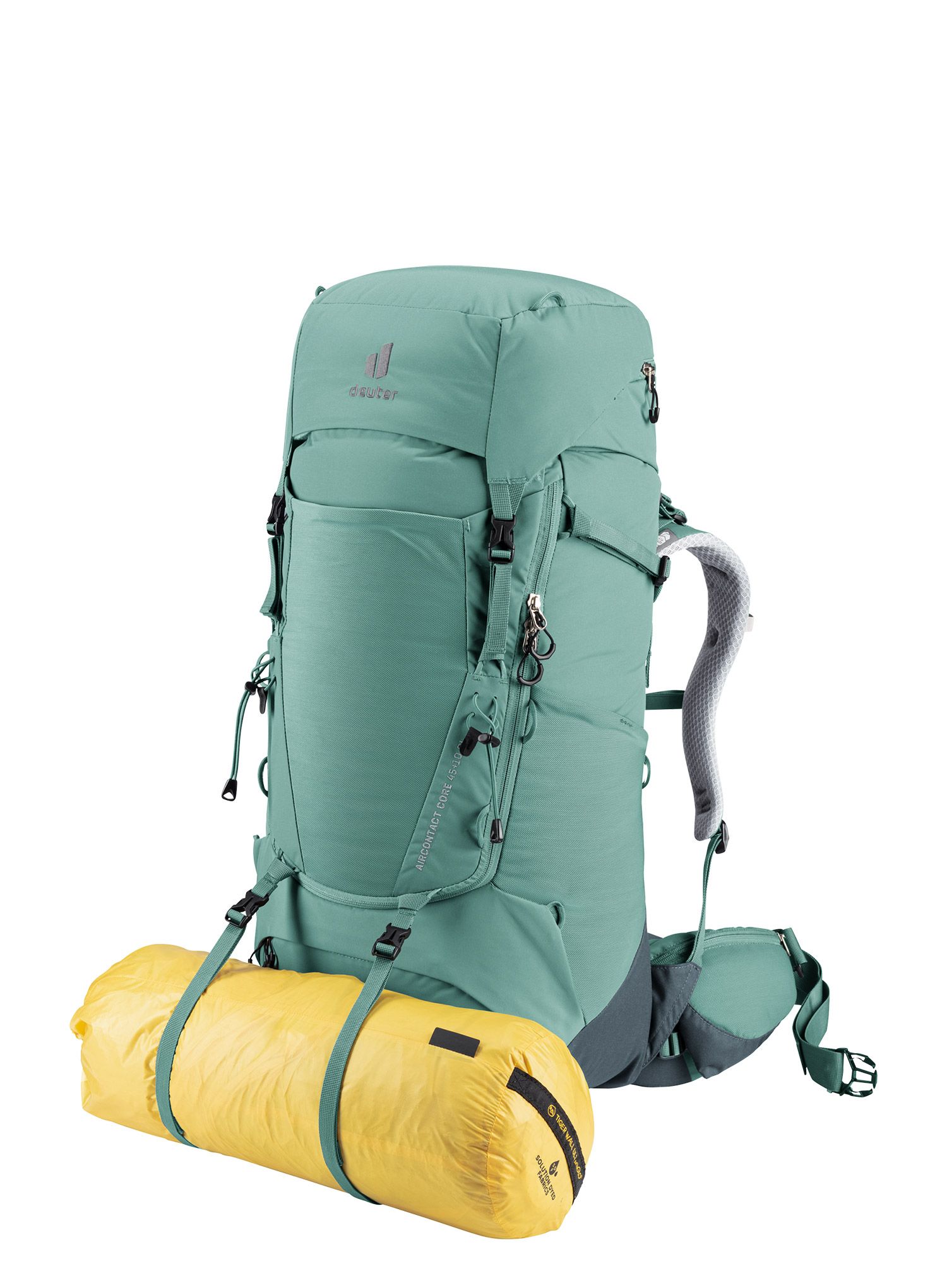 Ženski pohodniški nahrbtnik Deuter Aircontact Core 45+10 SL - jade/graphite