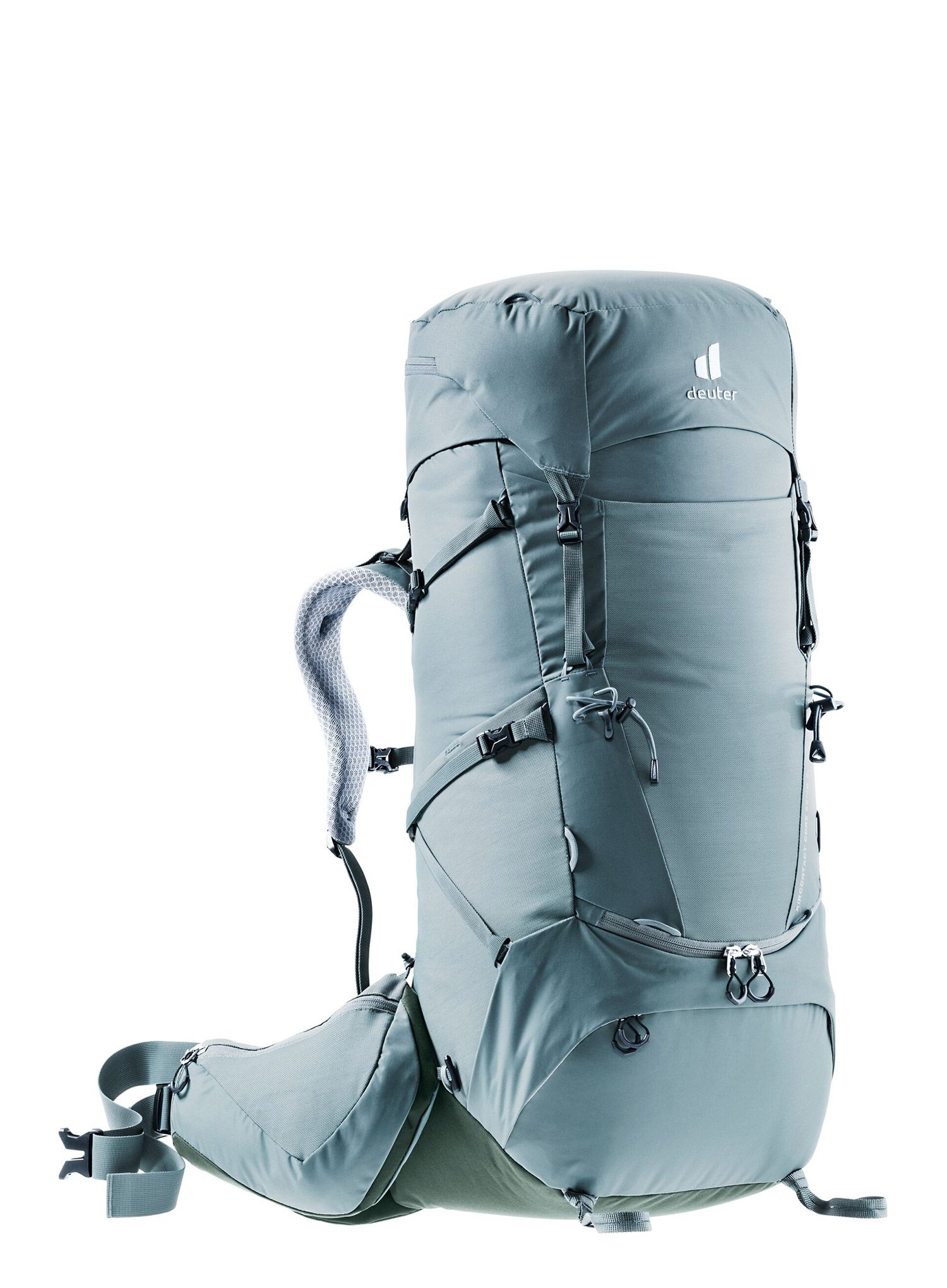 Ženski pohodniški nahrbtnik Deuter Aircontact Core 55+10 SL - shale/ivy/ivy