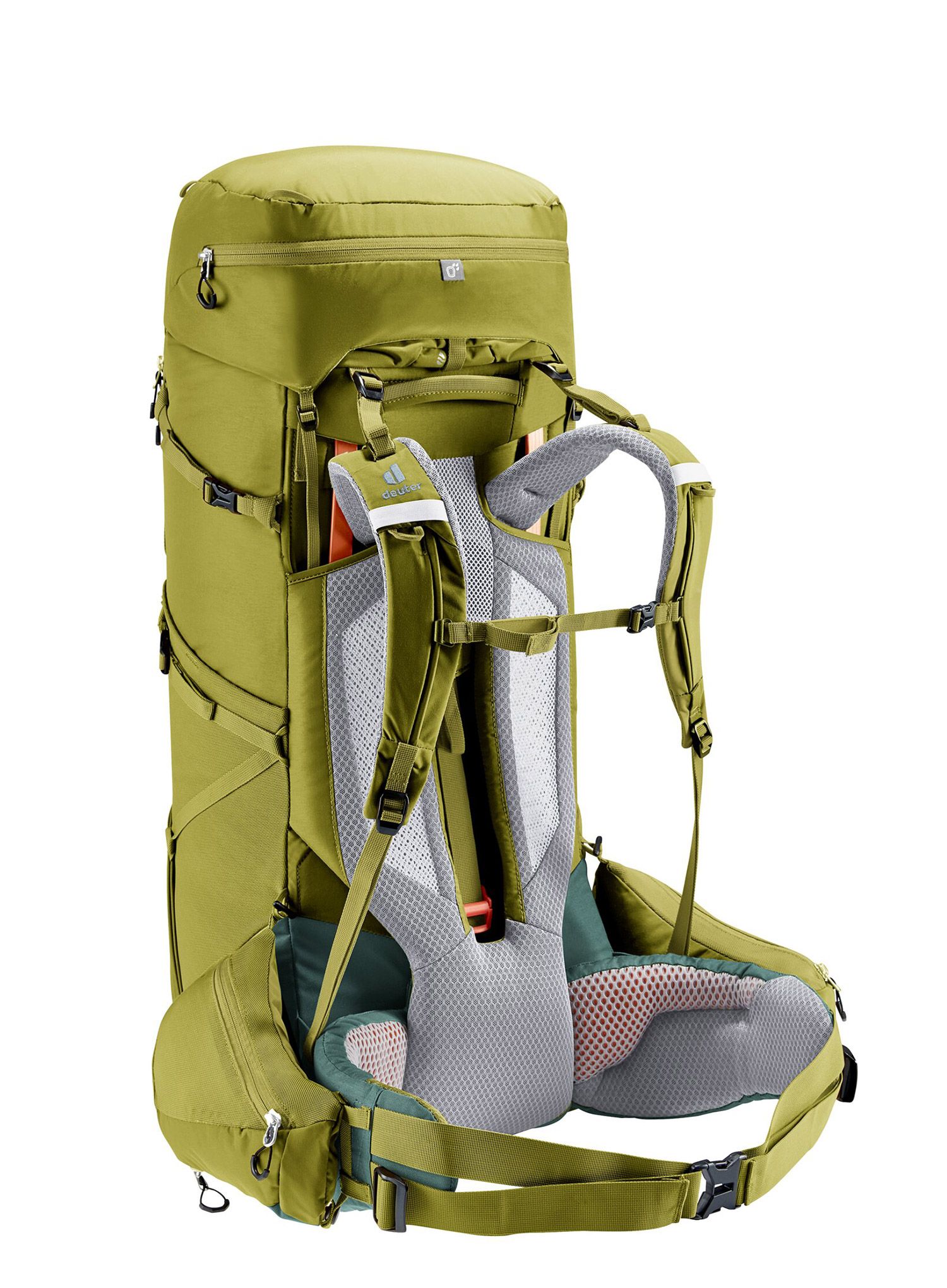 Pohodniški nahrbtnik Deuter Aircontact Core 60+10 - cactus/ivy