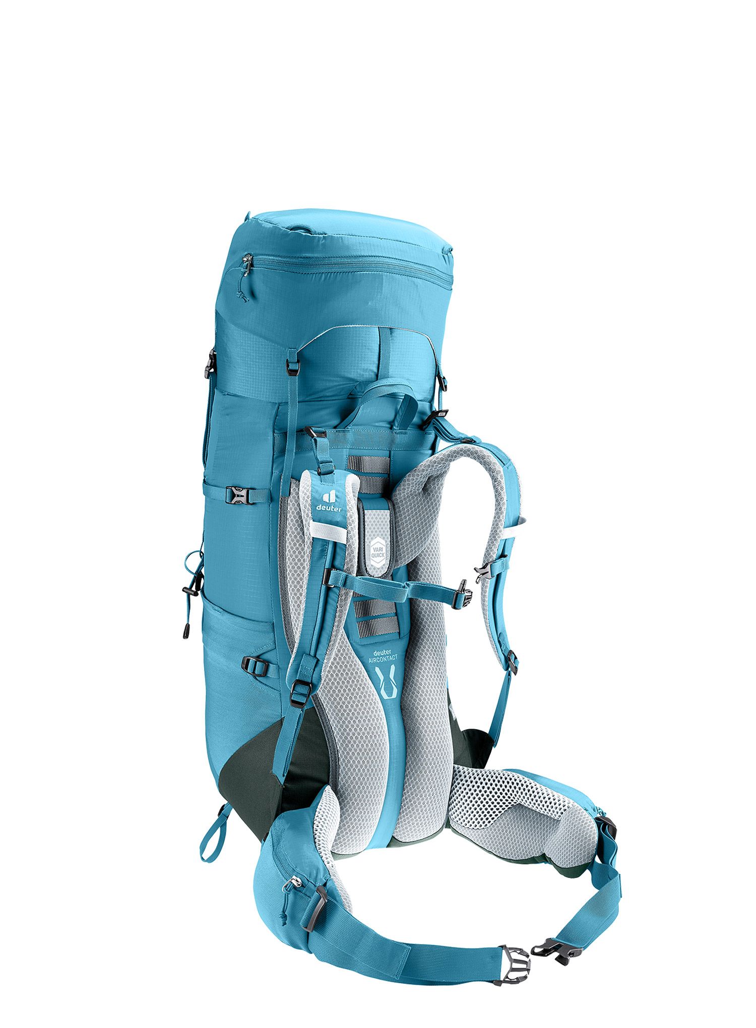 Ženski pohodniški nahrbtnik Deuter Aircontact Lite 35 + 10 SL - lagoon/ivy
