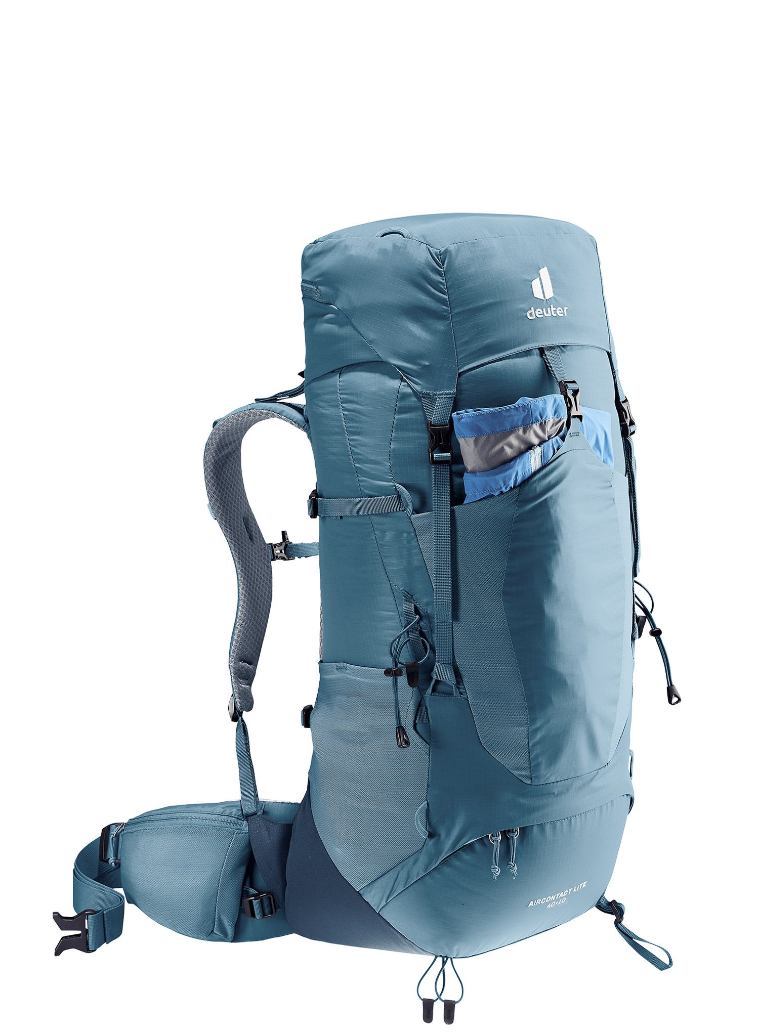 Pohodniški nahrbtnik Deuter Aircontact Lite 40 + 10 - atlantic/ink