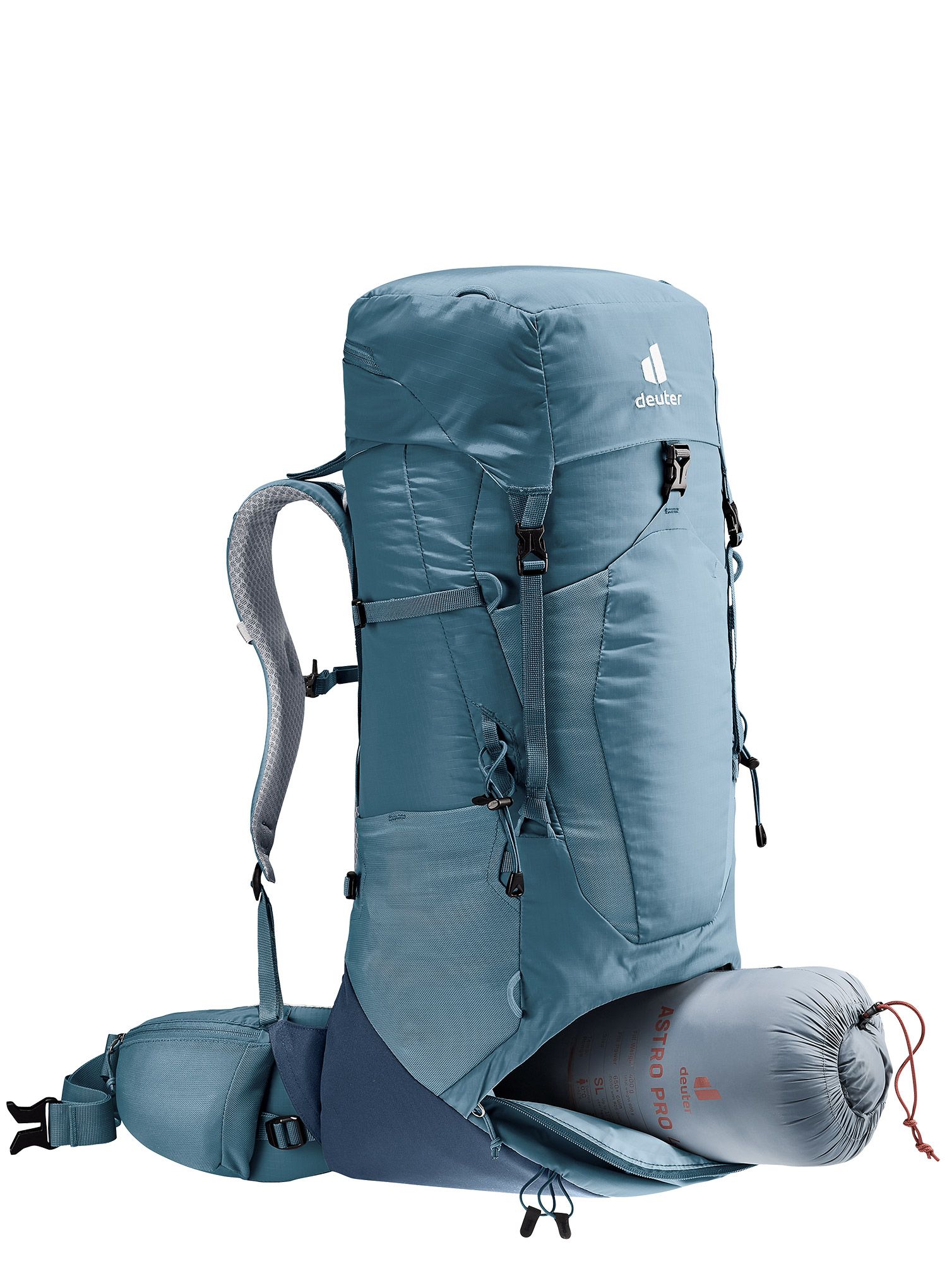Pohodniški nahrbtnik Deuter Aircontact Lite 40 + 10 - atlantic/ink