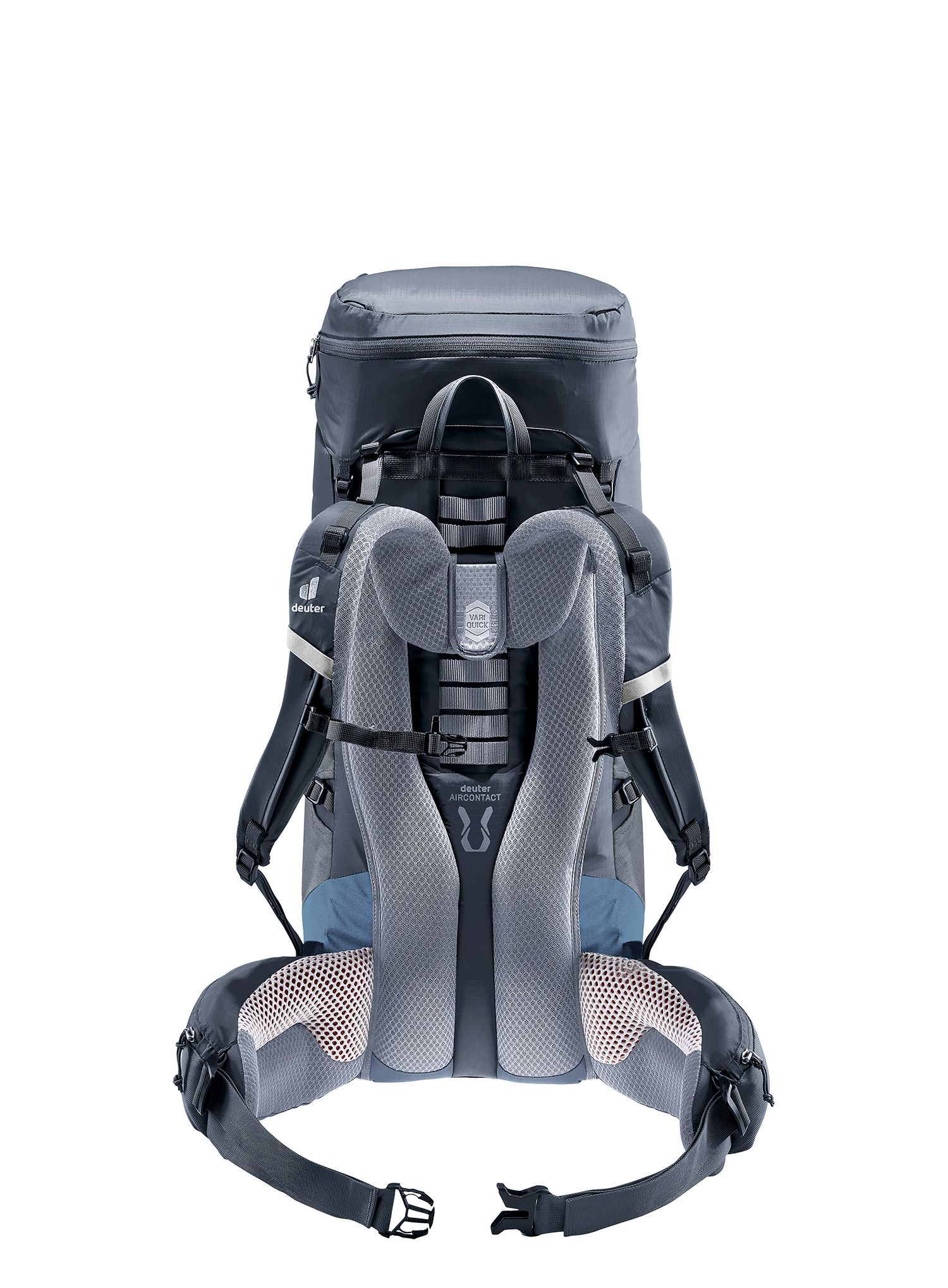 Pohodniški nahrbtnik Deuter Aircontact Lite 40 + 10 - black/marine