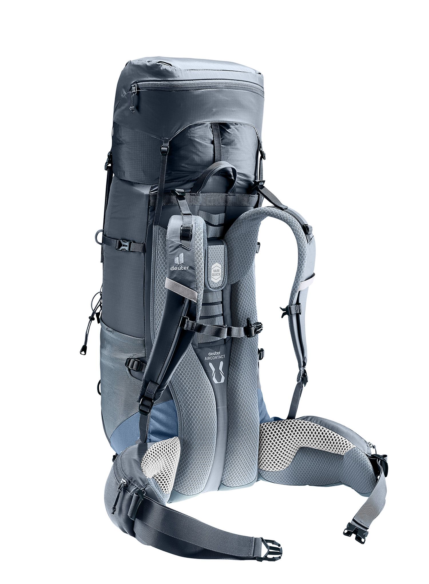 Pohodniški nahrbtnik Deuter Aircontact Lite 40 + 10 - black/marine