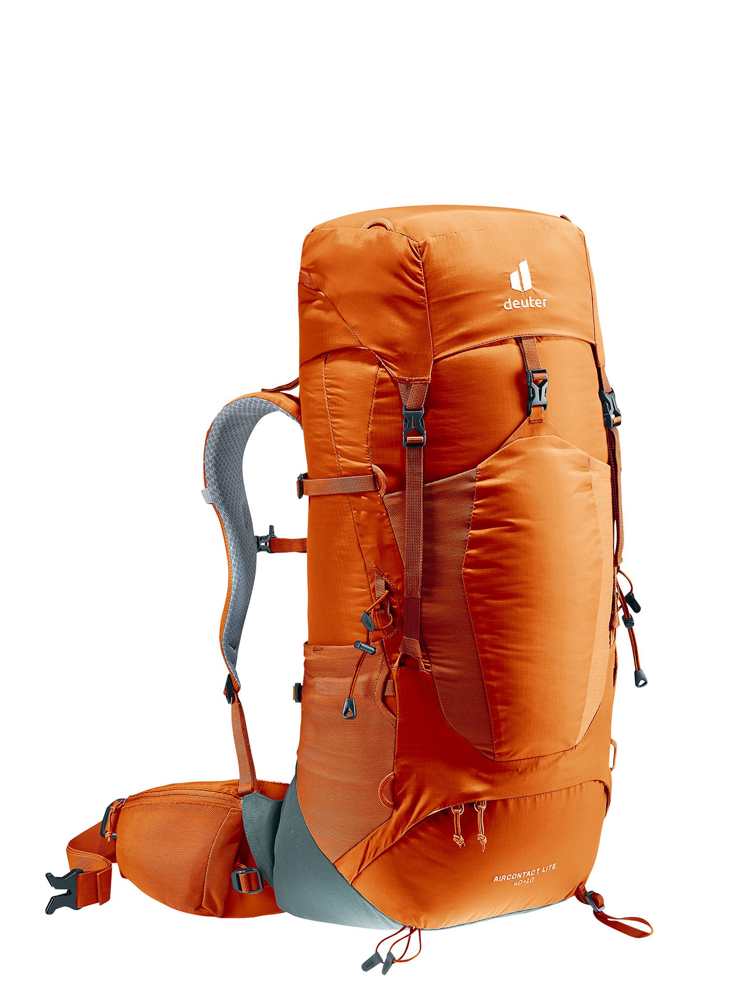 Pohodniški nahrbtnik Deuter Aircontact Lite 40 + 10 - chestnut/teal