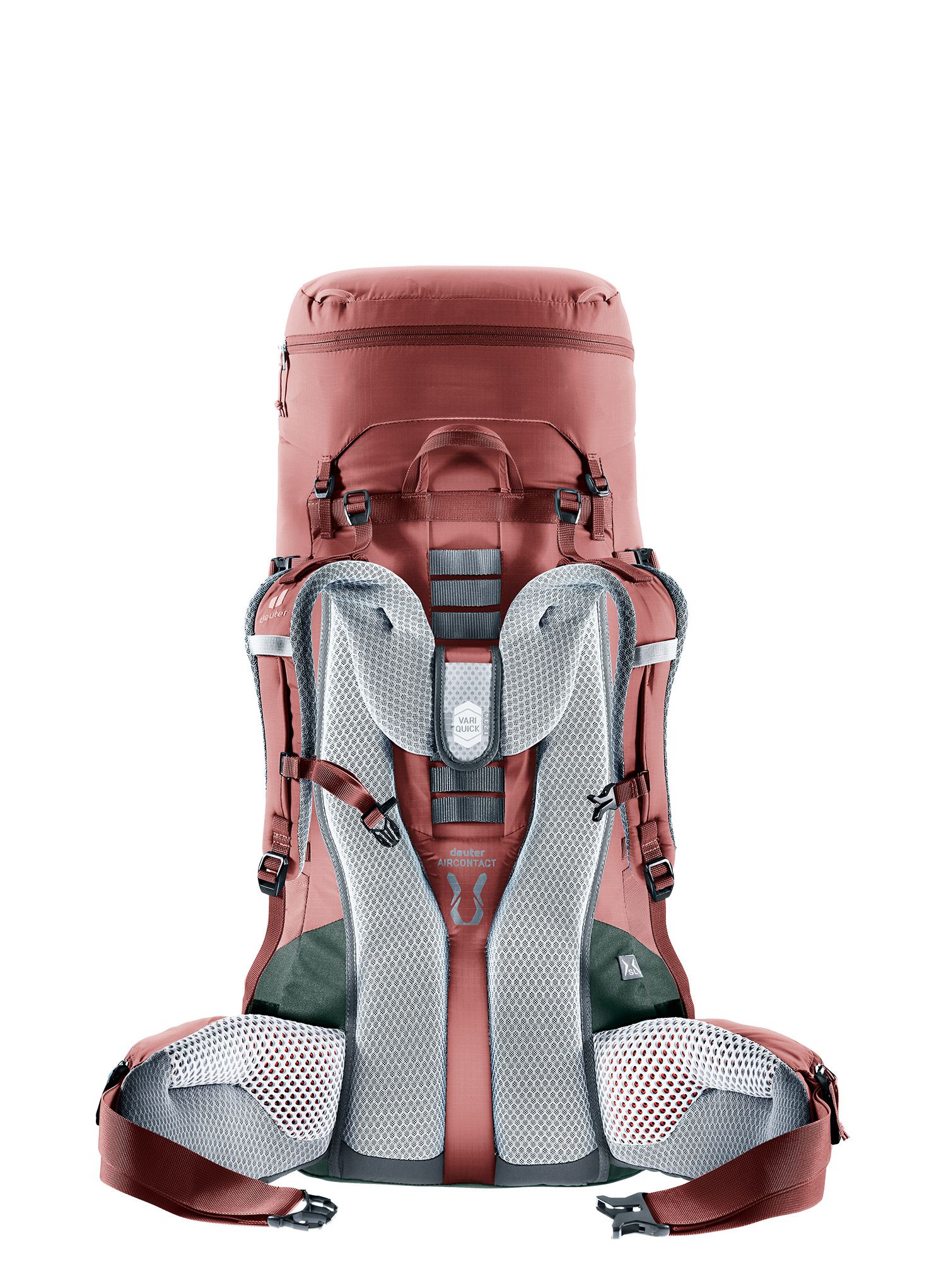 Ženski pohodniški nahrbtnik Deuter Aircontact Lite 45 + 10 SL - caspia/ivy